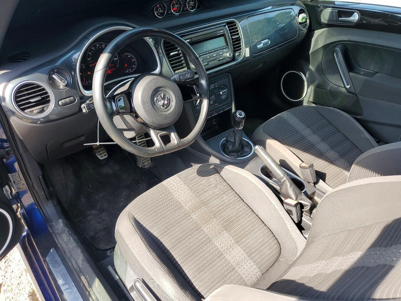 2012 Volkswagen Beetle Turbo Blue vin: 3VW4A7AT5CM634676