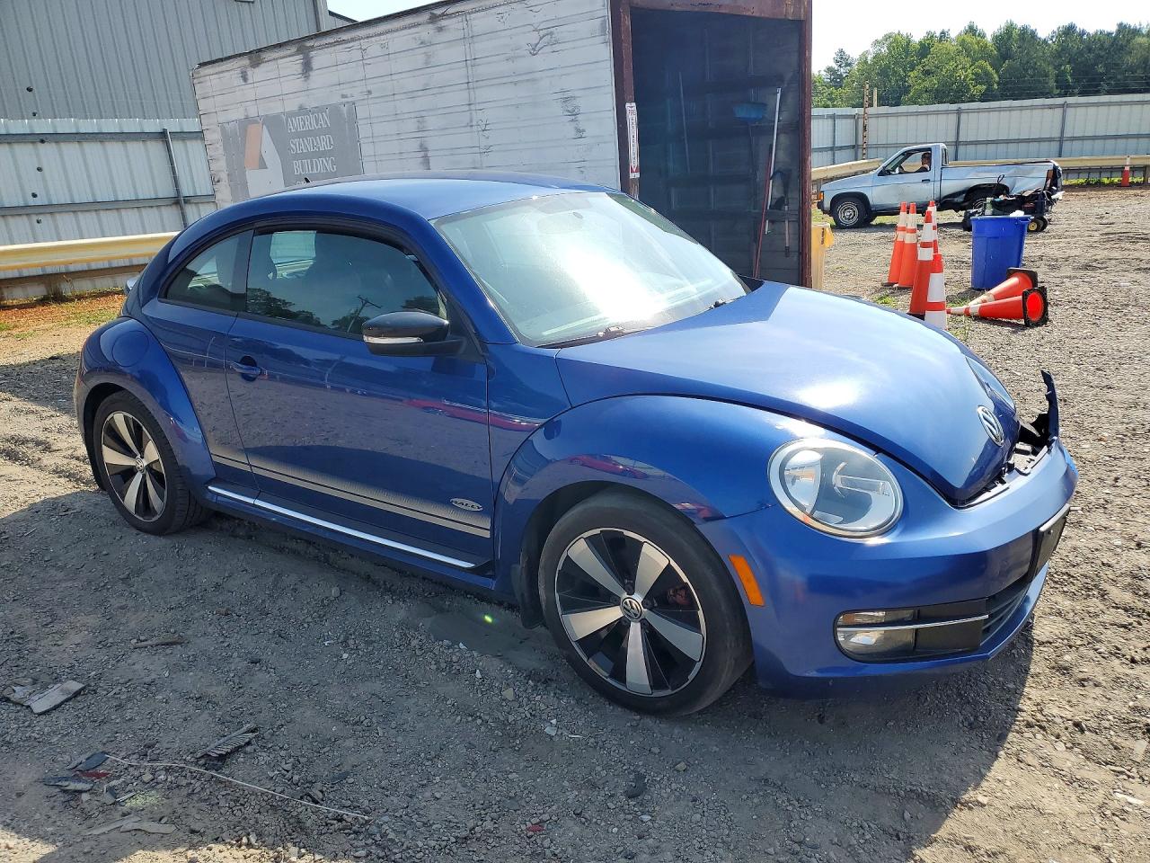 2012 Volkswagen Beetle Turbo Blue vin: 3VW4A7AT5CM634676