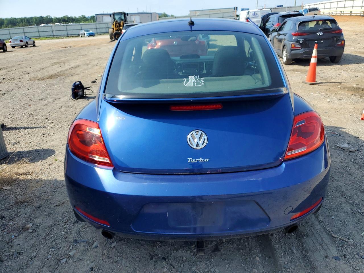 2012 Volkswagen Beetle Turbo Blue vin: 3VW4A7AT5CM634676
