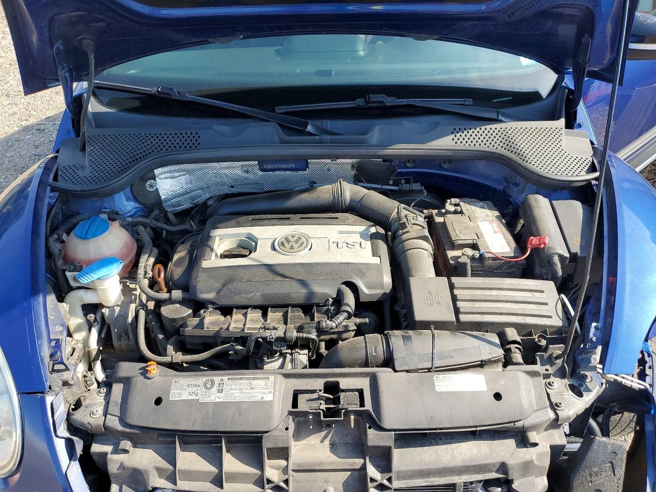 2012 Volkswagen Beetle Turbo Blue vin: 3VW4A7AT5CM634676