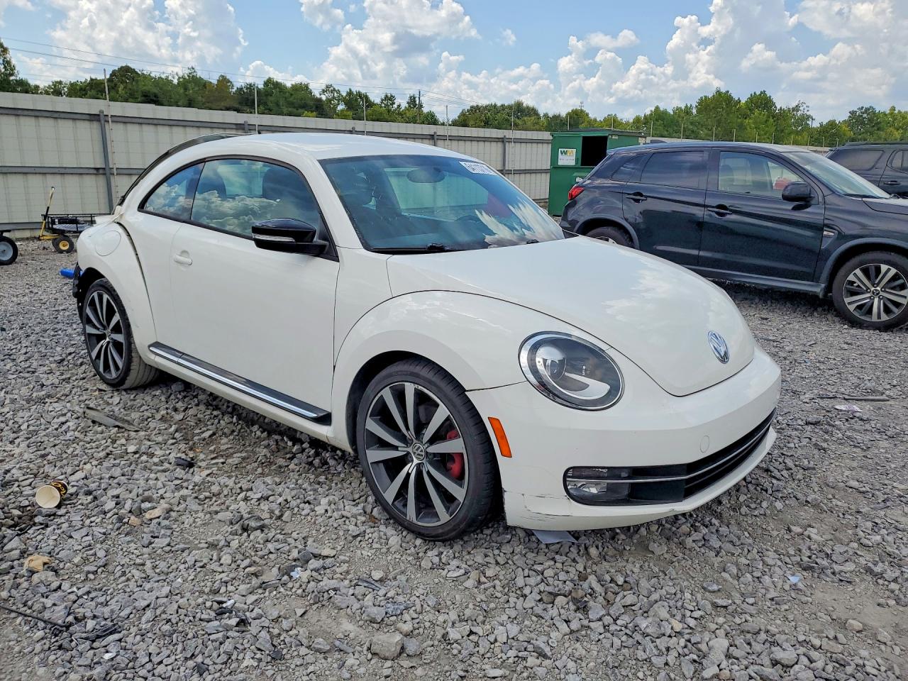 2012 Volkswagen Beetle Turbo White vin: 3VW4A7AT5CM635178