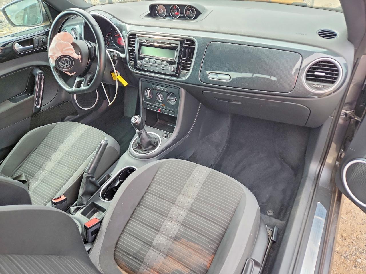 2012 Volkswagen Beetle Turbo Gray vin: 3VW4A7AT5CM647802