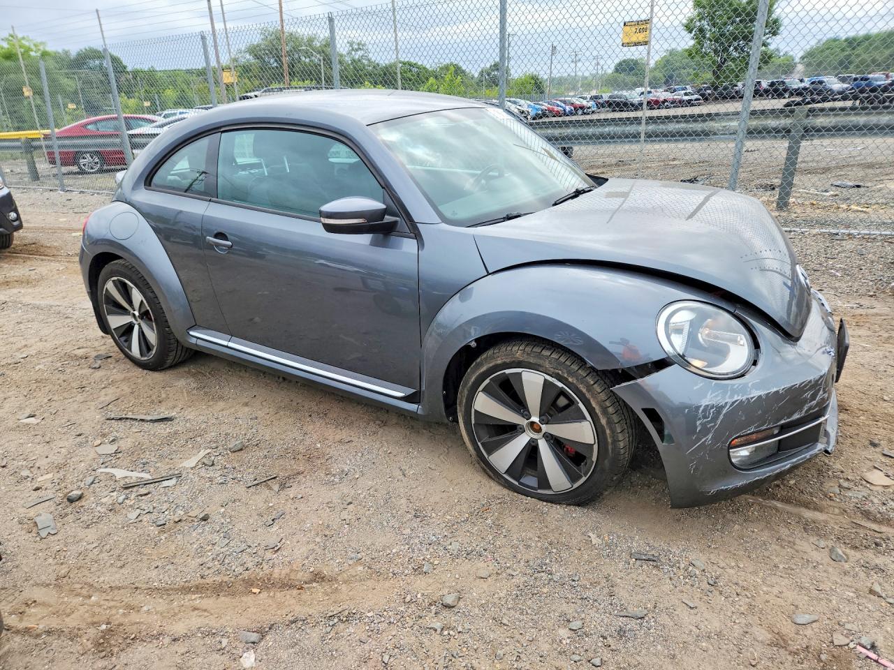 2012 Volkswagen Beetle Turbo Gray vin: 3VW4A7AT5CM647802