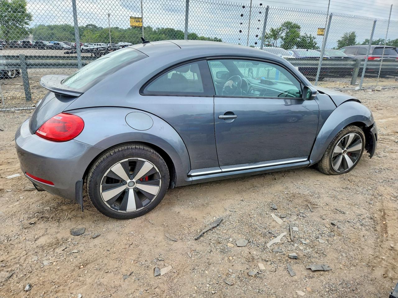 2012 Volkswagen Beetle Turbo Gray vin: 3VW4A7AT5CM647802