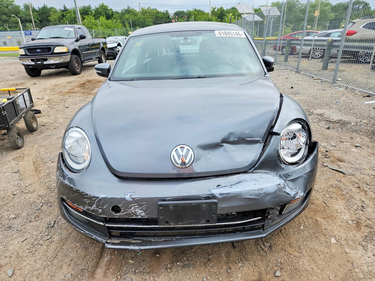 2012 Volkswagen Beetle Turbo Gray vin: 3VW4A7AT5CM647802