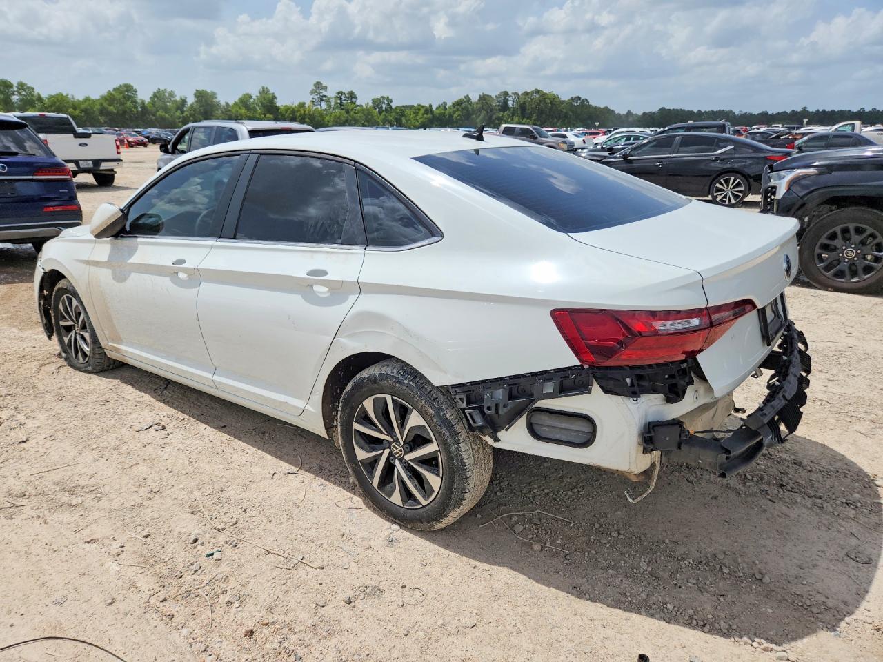 2023 Volkswagen Jetta S Белый vin: 3VW4M7BU1PM036086