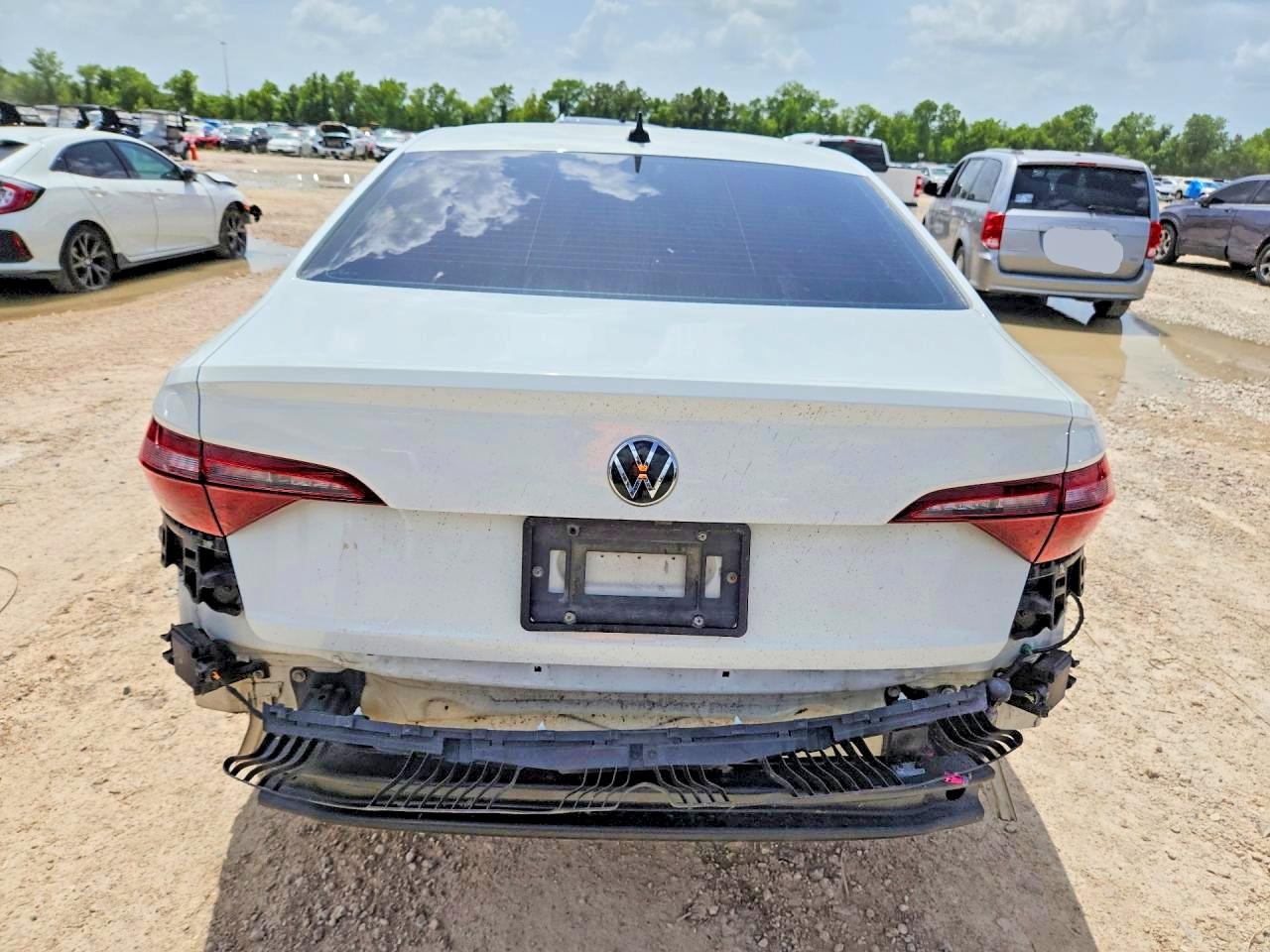 2023 Volkswagen Jetta S Белый vin: 3VW4M7BU1PM036086