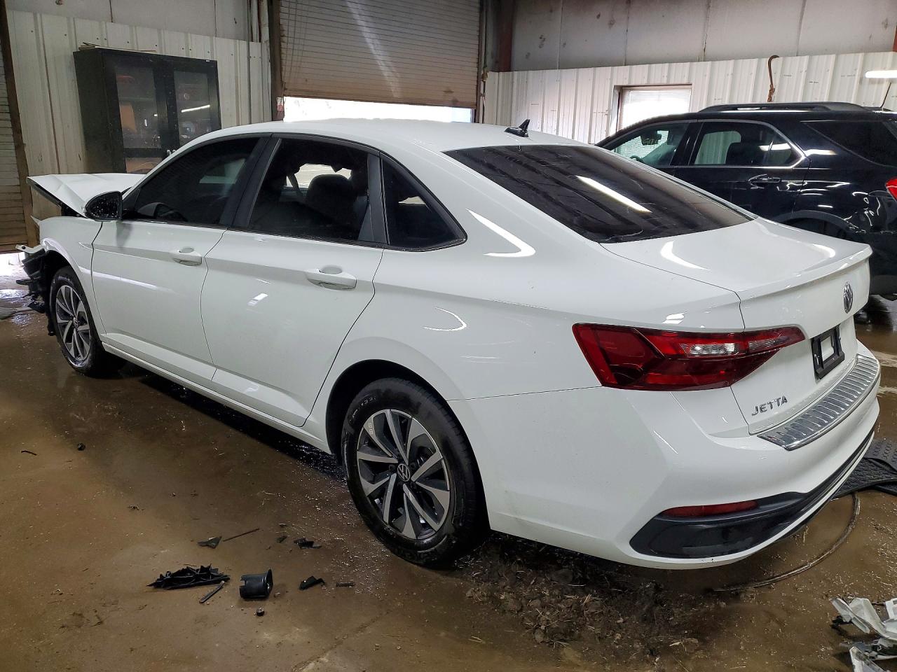 2024 Volkswagen Jetta S White vin: 3VW4M7BUXRM037868