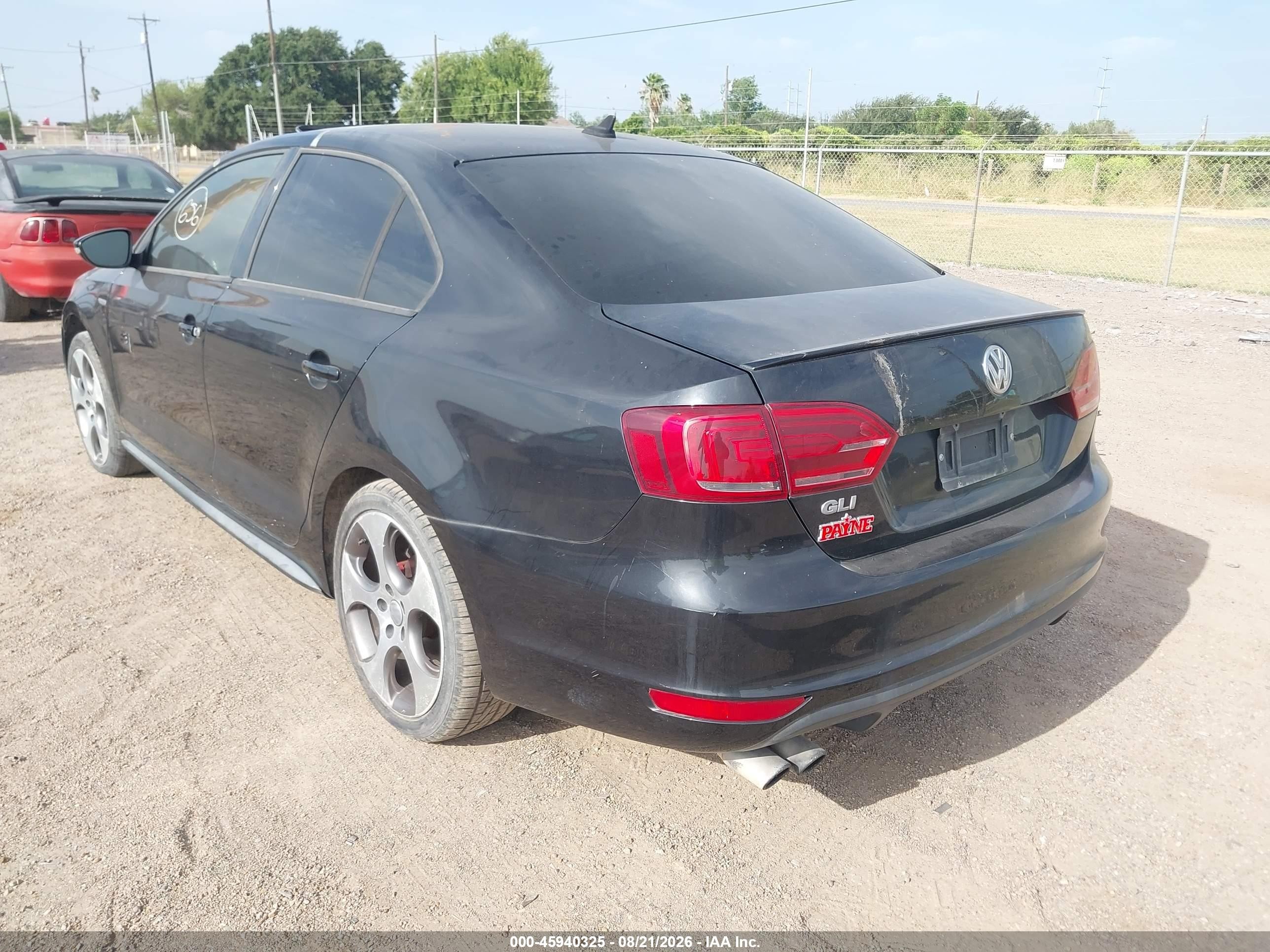 2014 Volkswagen Jetta   Black vin: 3VW4R6AJ7EM285296
