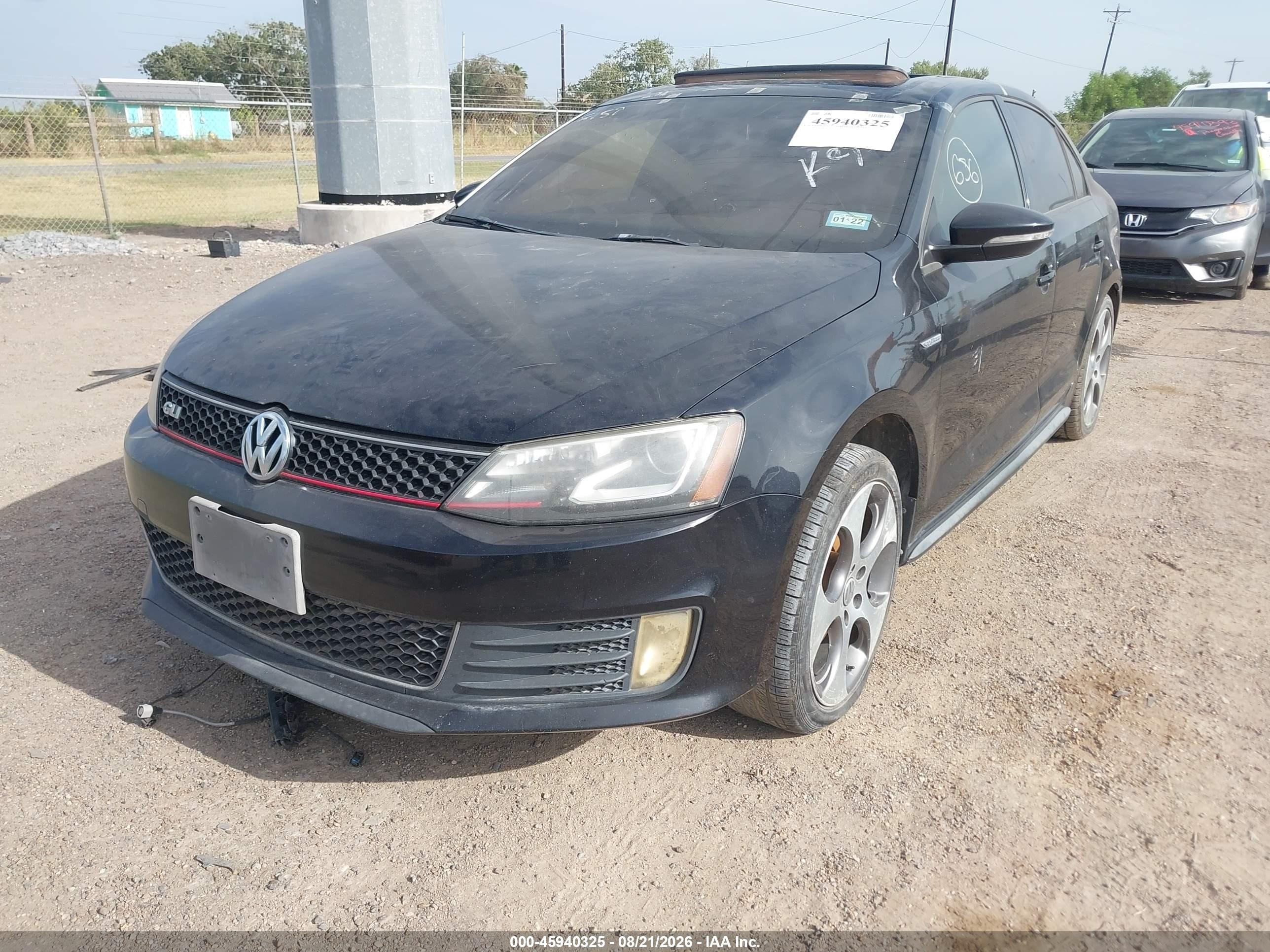 2014 Volkswagen Jetta   Black vin: 3VW4R6AJ7EM285296