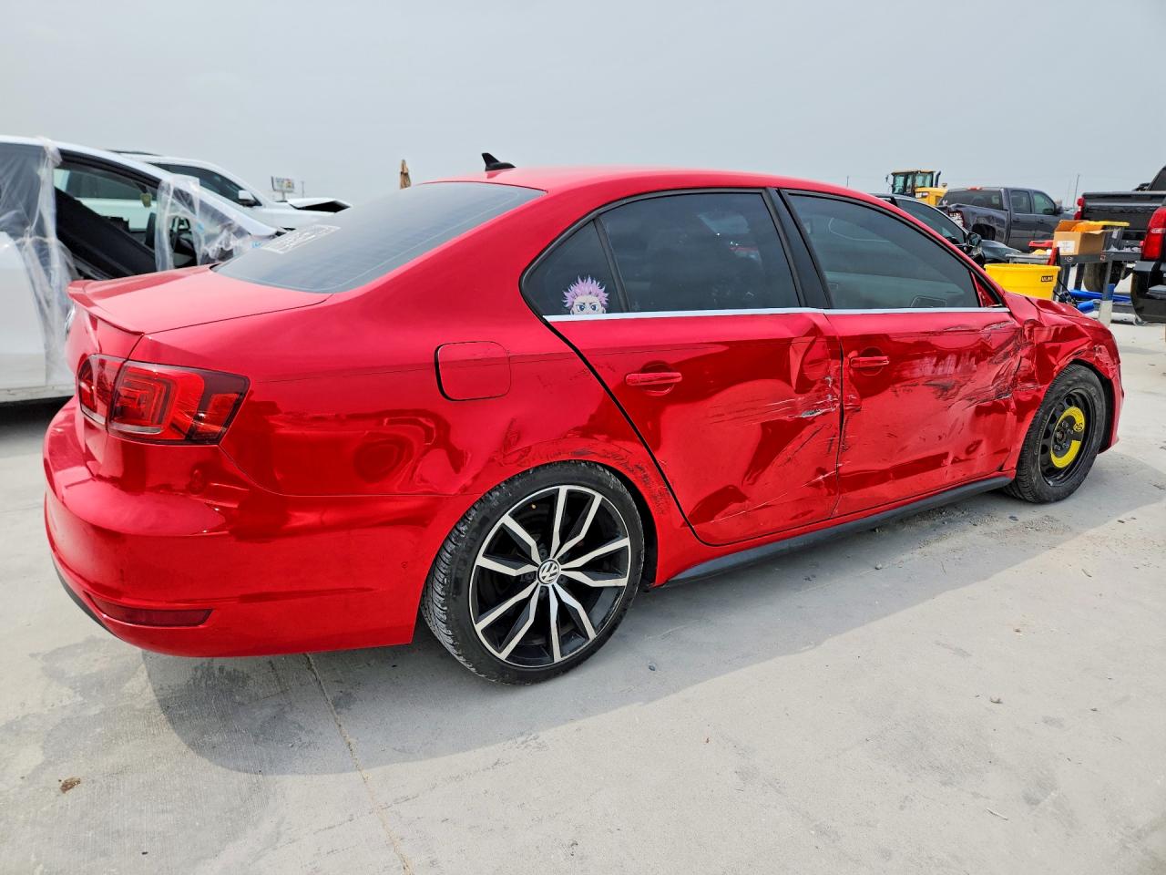 2014 Volkswagen Jetta Gli Красный vin: 3VW4S7AJ0EM391535