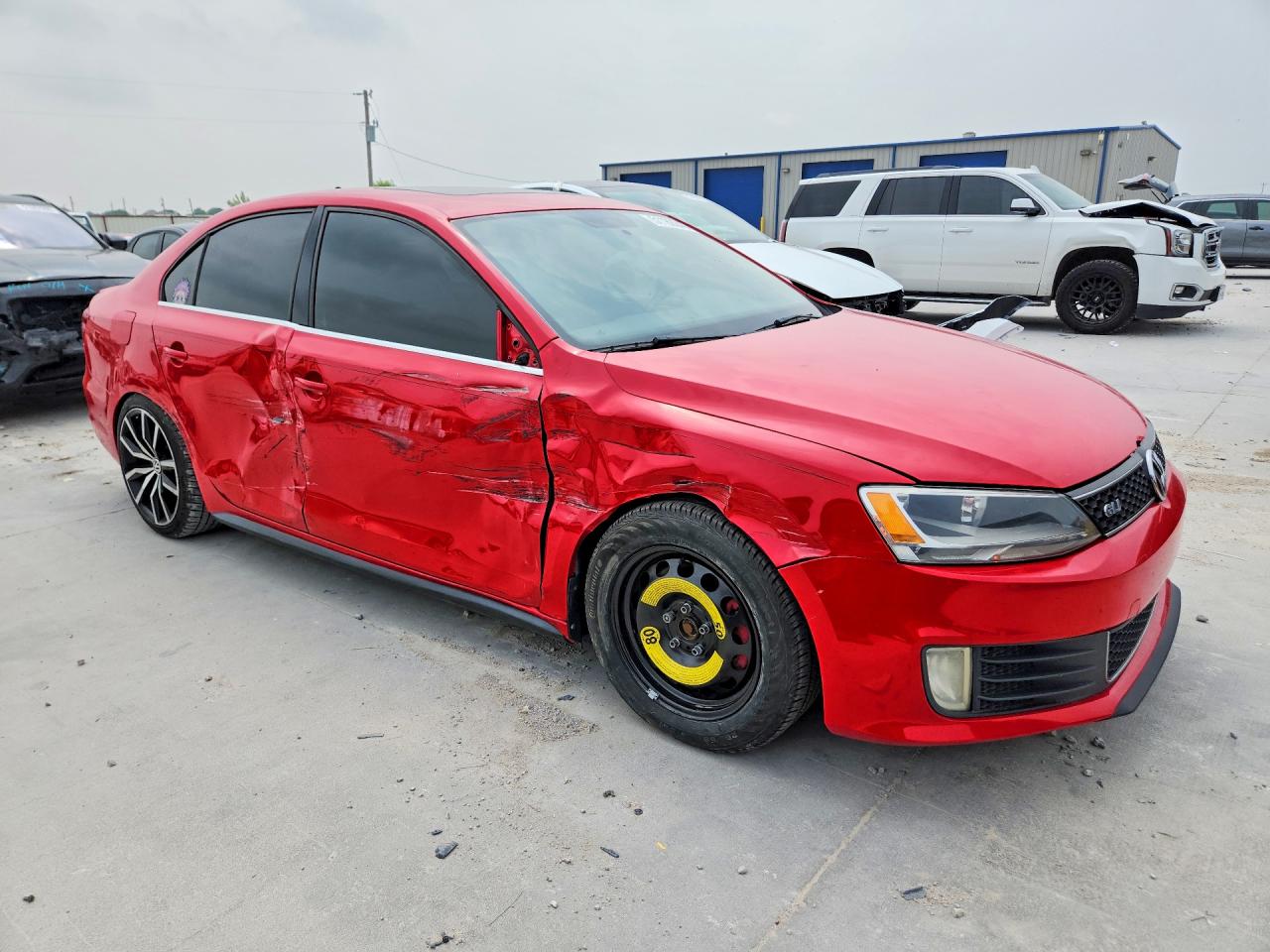 2014 Volkswagen Jetta Gli Красный vin: 3VW4S7AJ0EM391535