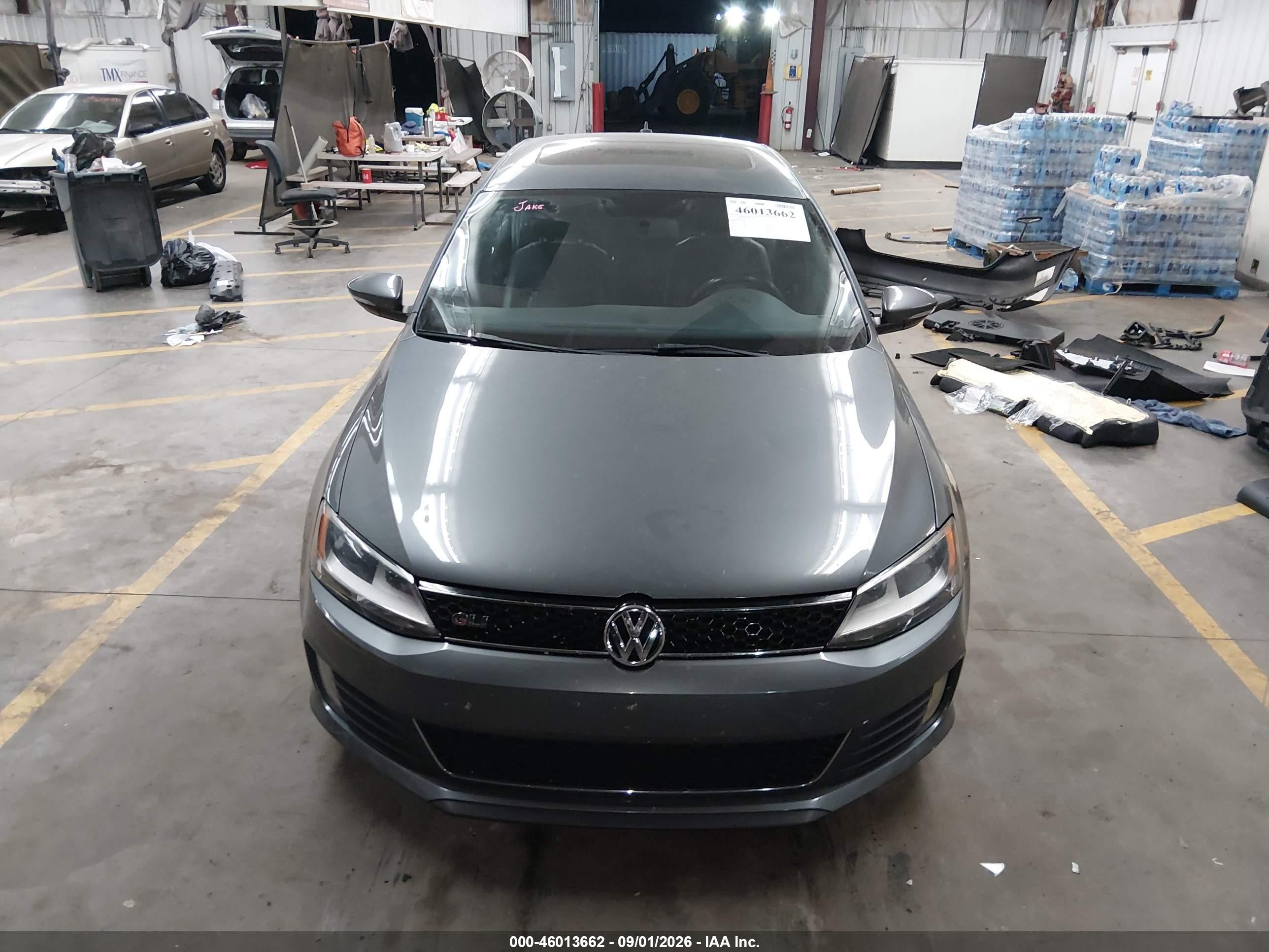 2014 Volkswagen Jetta Gli Autobahn Gray vin: 3VW4S7AJ3EM385423