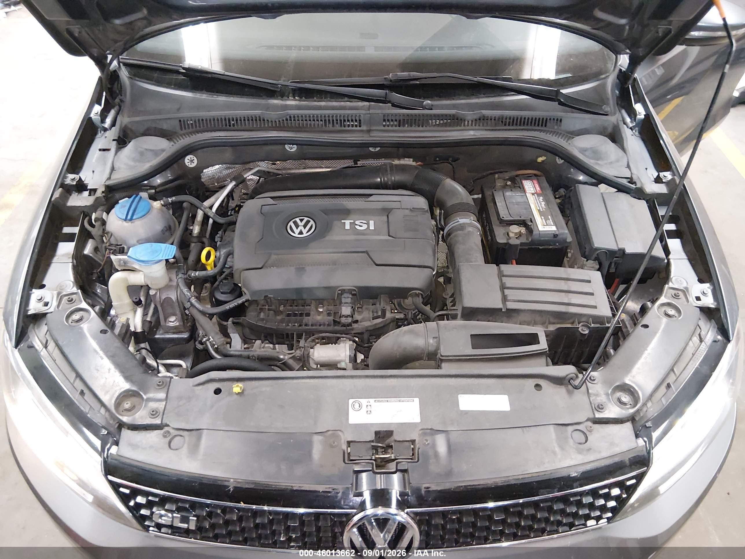 2014 Volkswagen Jetta Gli Autobahn Gray vin: 3VW4S7AJ3EM385423