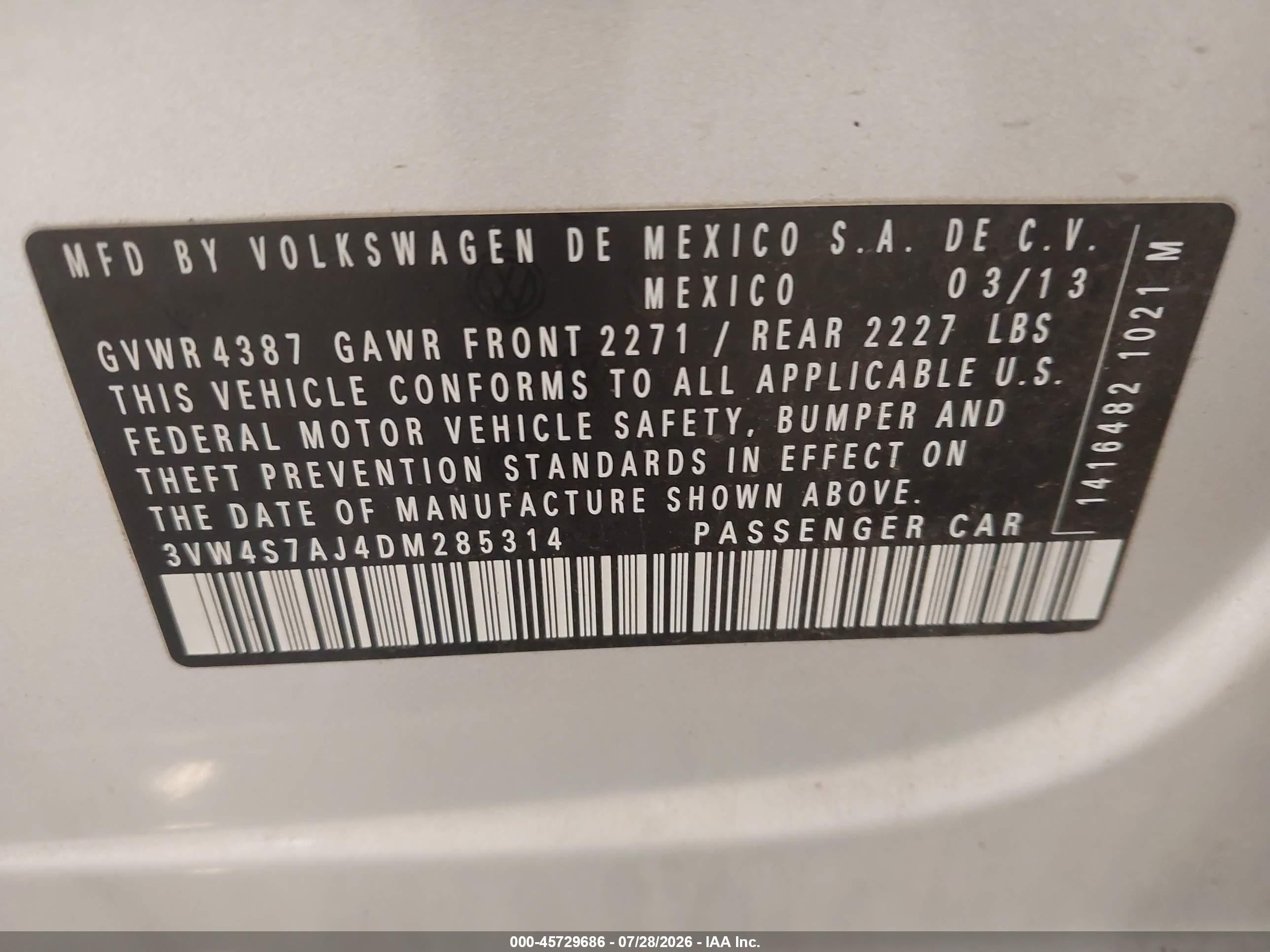 2013 Volkswagen Jetta Gli Silver vin: 3VW4S7AJ4DM285314