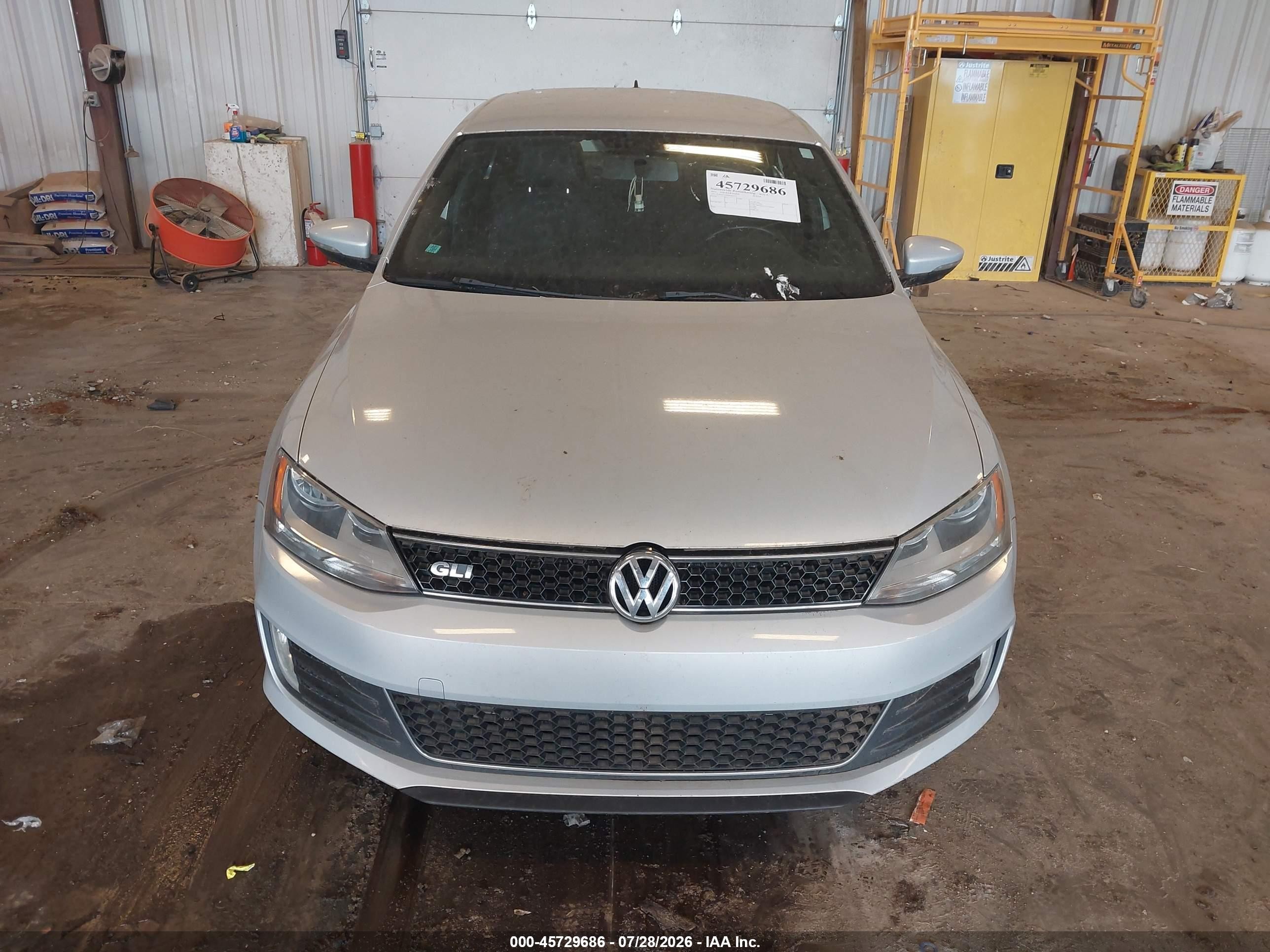 2013 Volkswagen Jetta Gli Silver vin: 3VW4S7AJ4DM285314