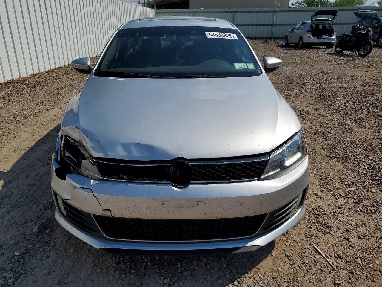 2014 Volkswagen Jetta Gli Silver vin: 3VW4S7AJ4EM211568