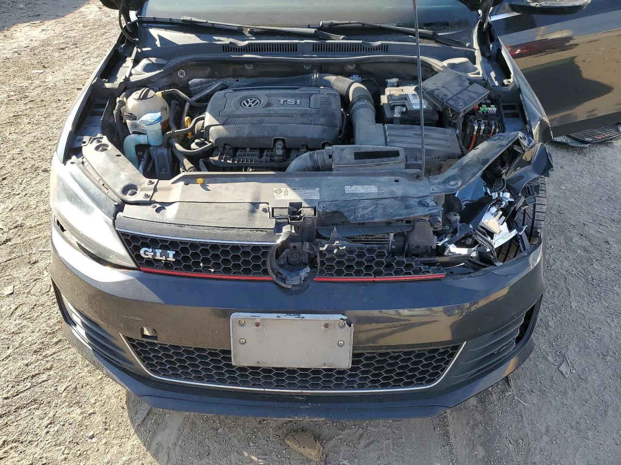 2015 Volkswagen Jetta Gli Черный vin: 3VW4S7AJ4FM235208
