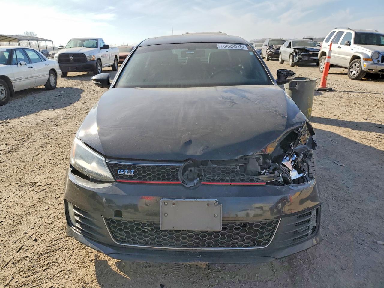 2015 Volkswagen Jetta Gli Черный vin: 3VW4S7AJ4FM235208