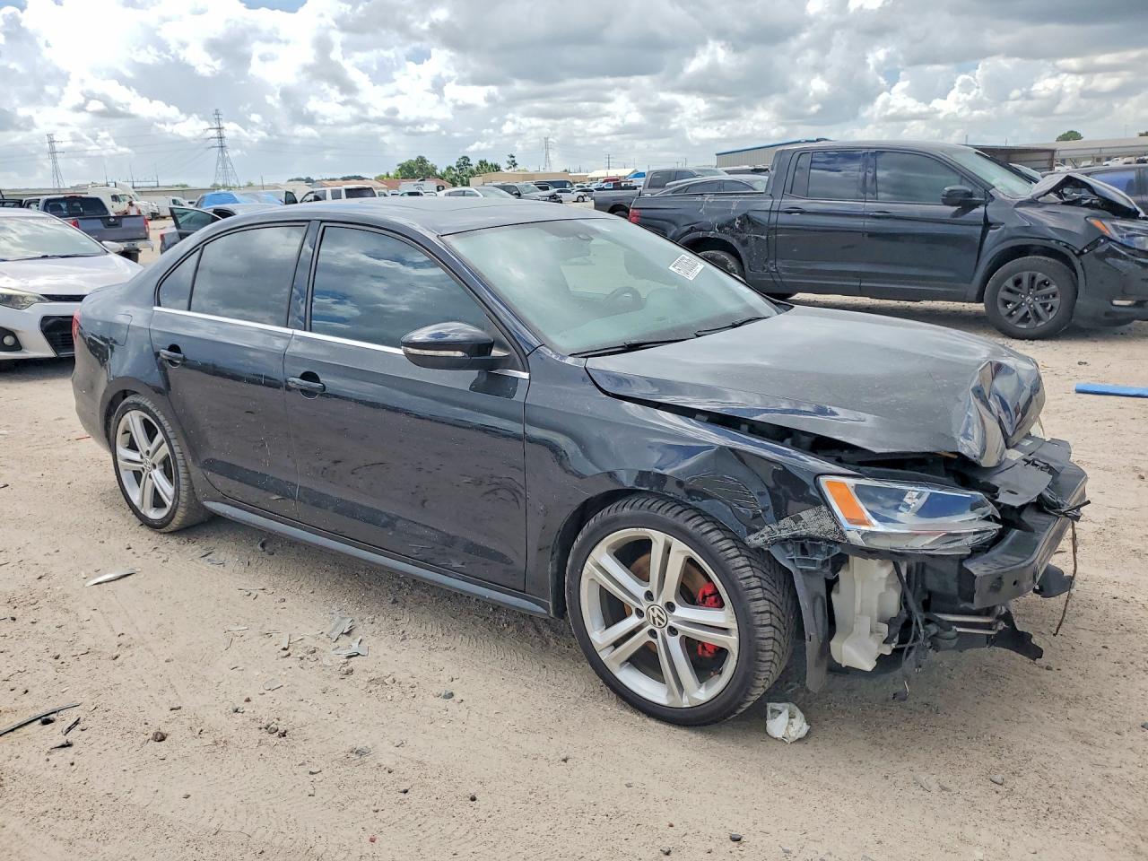2015 Volkswagen Jetta Gli Black vin: 3VW4S7AJ4FM263946
