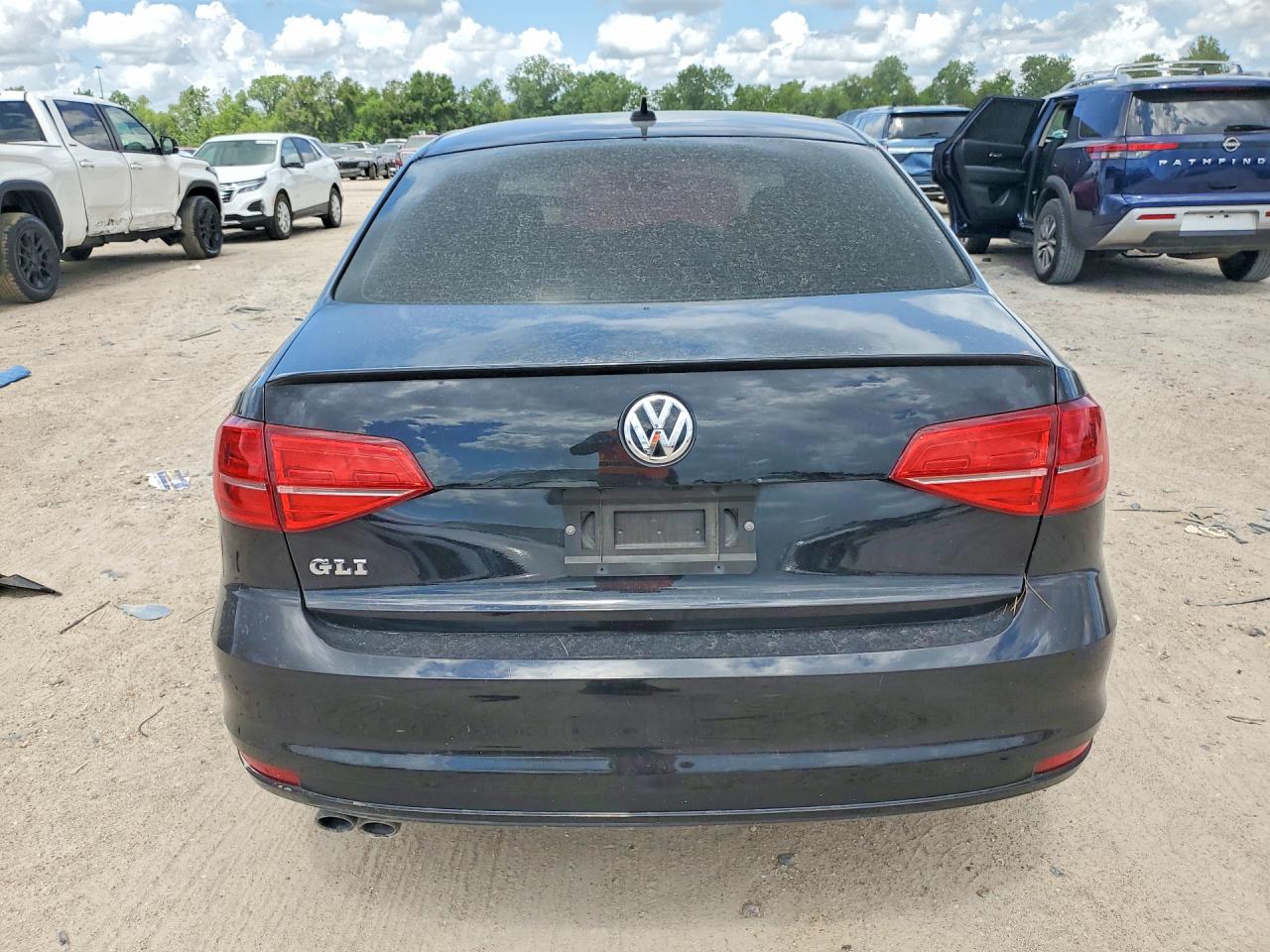2015 Volkswagen Jetta Gli Black vin: 3VW4S7AJ4FM263946