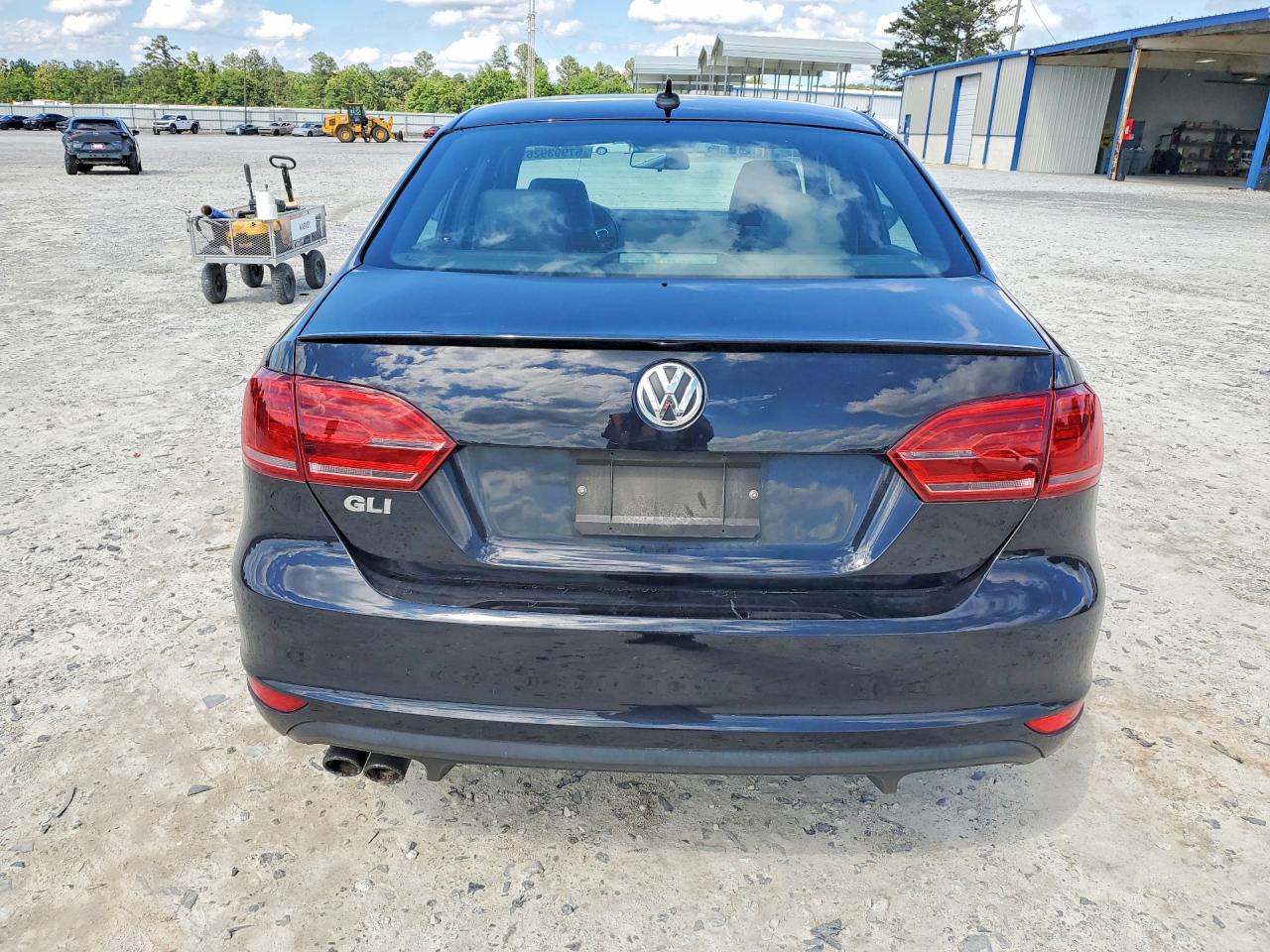 2014 Volkswagen Jetta Gli Black vin: 3VW4S7AJ6EM394133