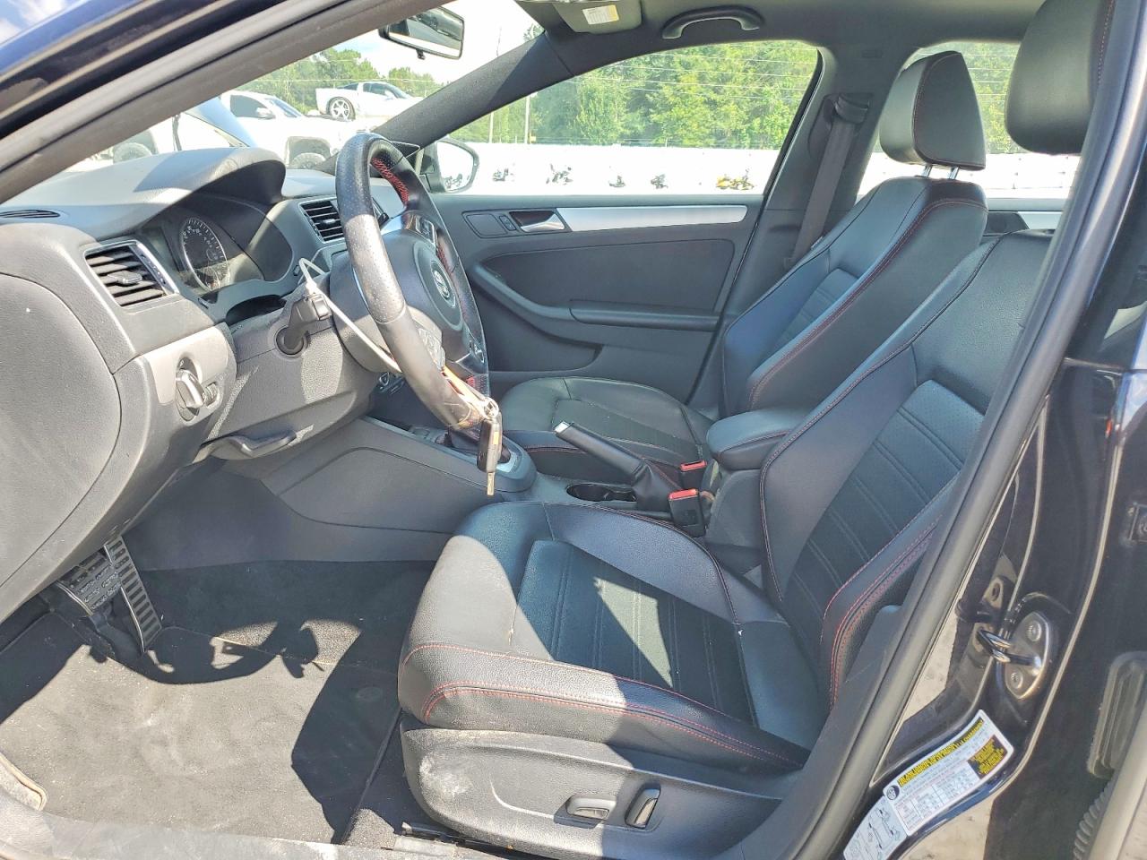 2014 Volkswagen Jetta Gli Black vin: 3VW4S7AJ6EM394133