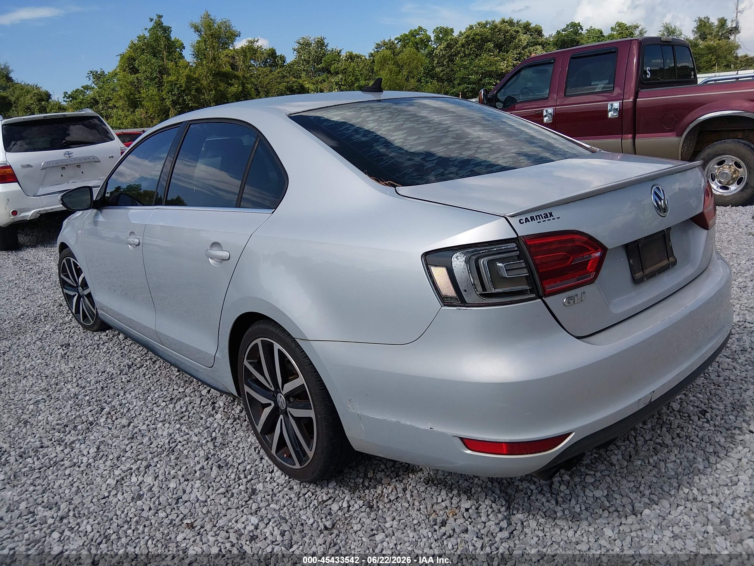 2013 Volkswagen Jetta Gli Autobahn W/nav Silver vin: 3VW4S7AJ8DM304107
