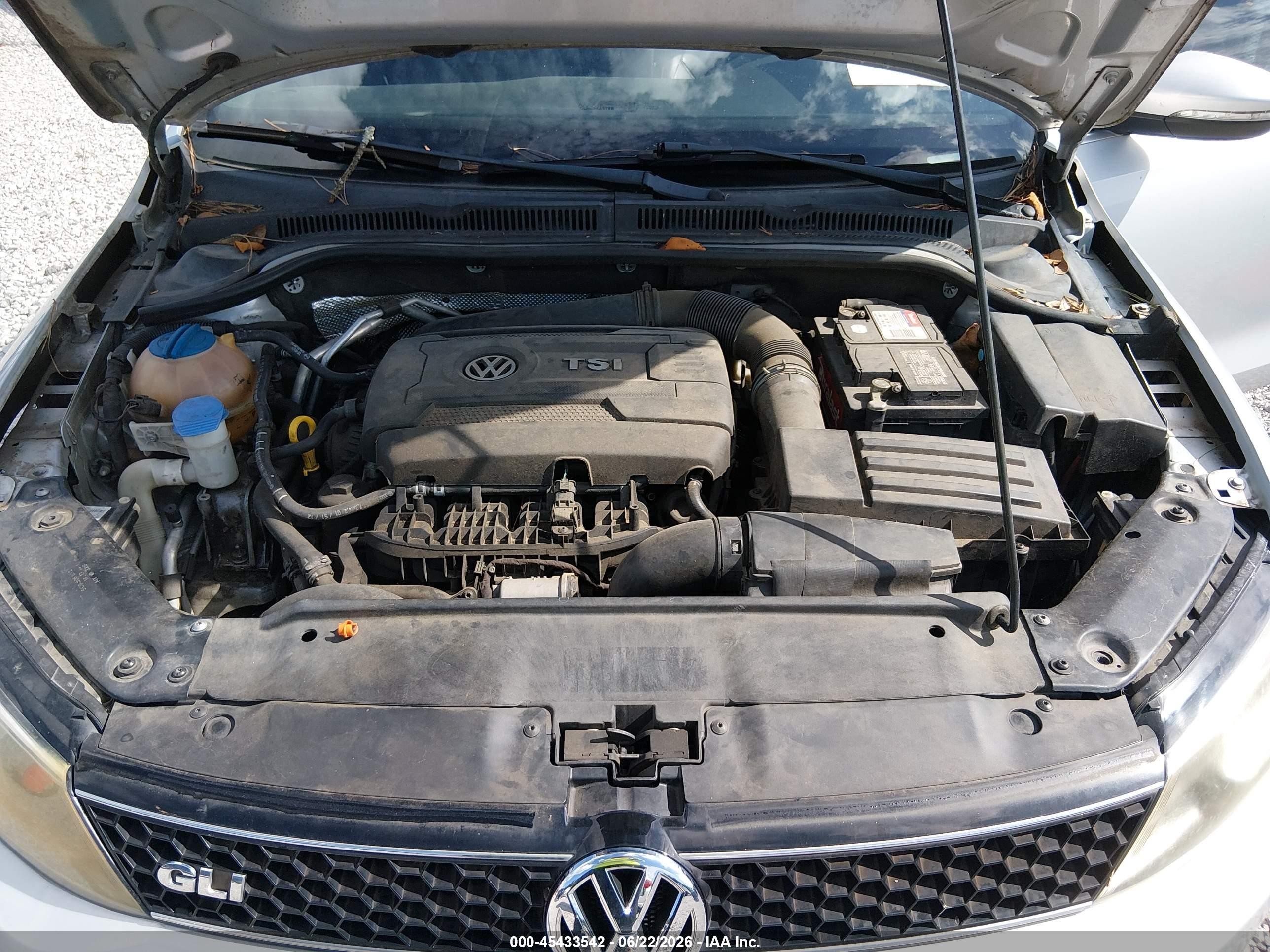 2013 Volkswagen Jetta Gli Autobahn W/nav Silver vin: 3VW4S7AJ8DM304107