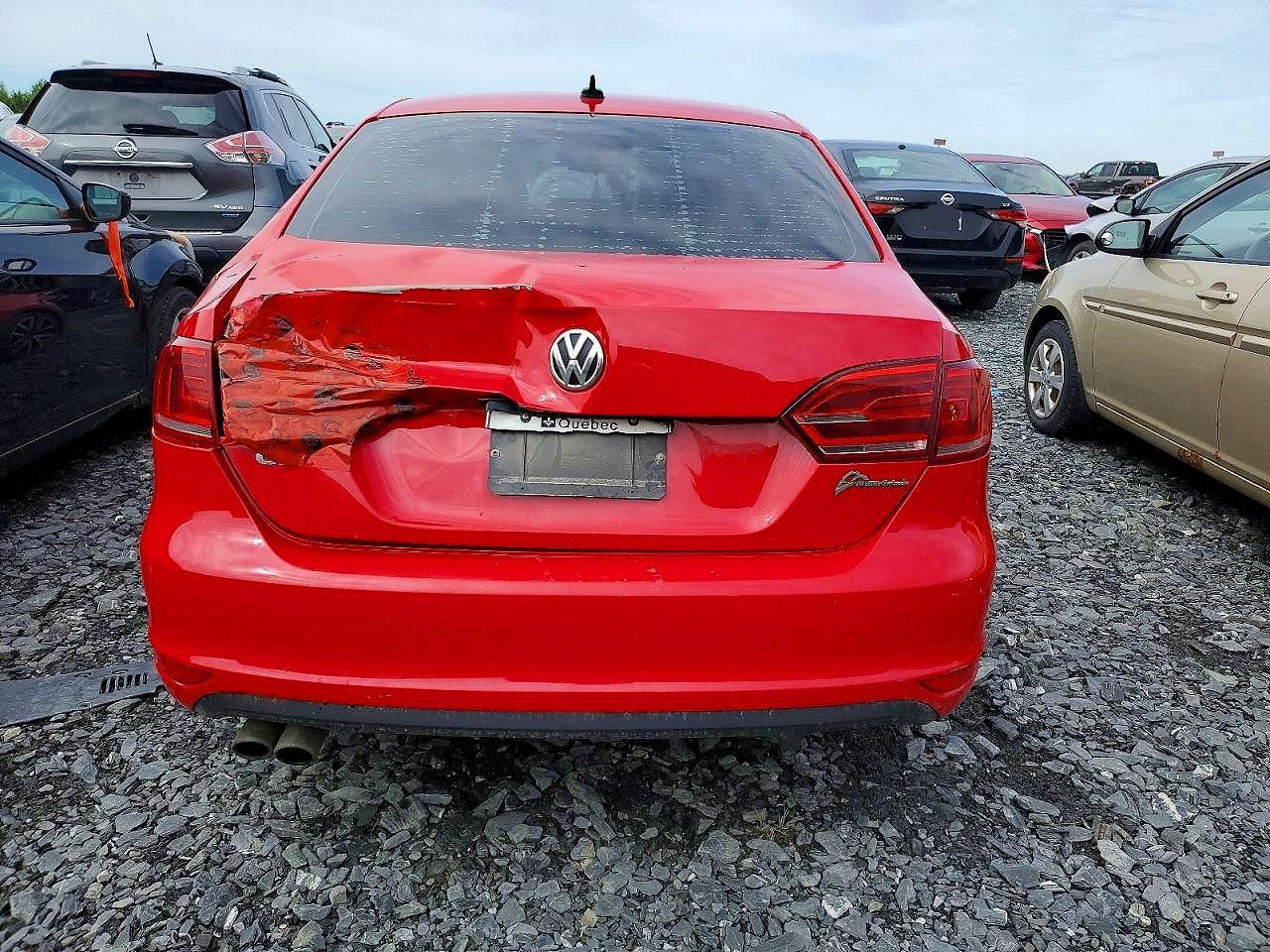 2014 Volkswagen Jetta Gli Red vin: 3VW4S7AJ8EM395400