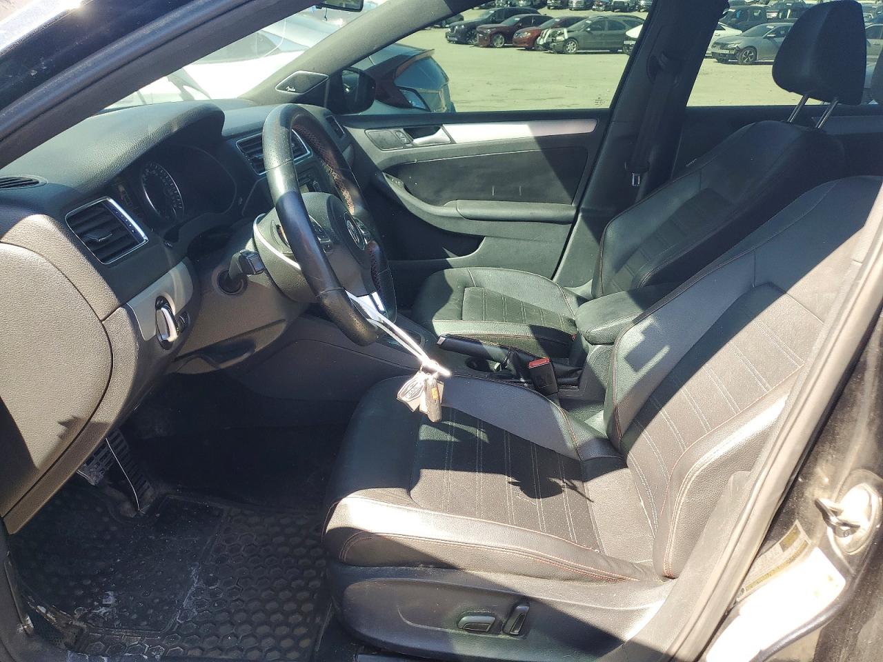 2014 Volkswagen Jetta Gli Black vin: 3VW4S7AJ9EM213803