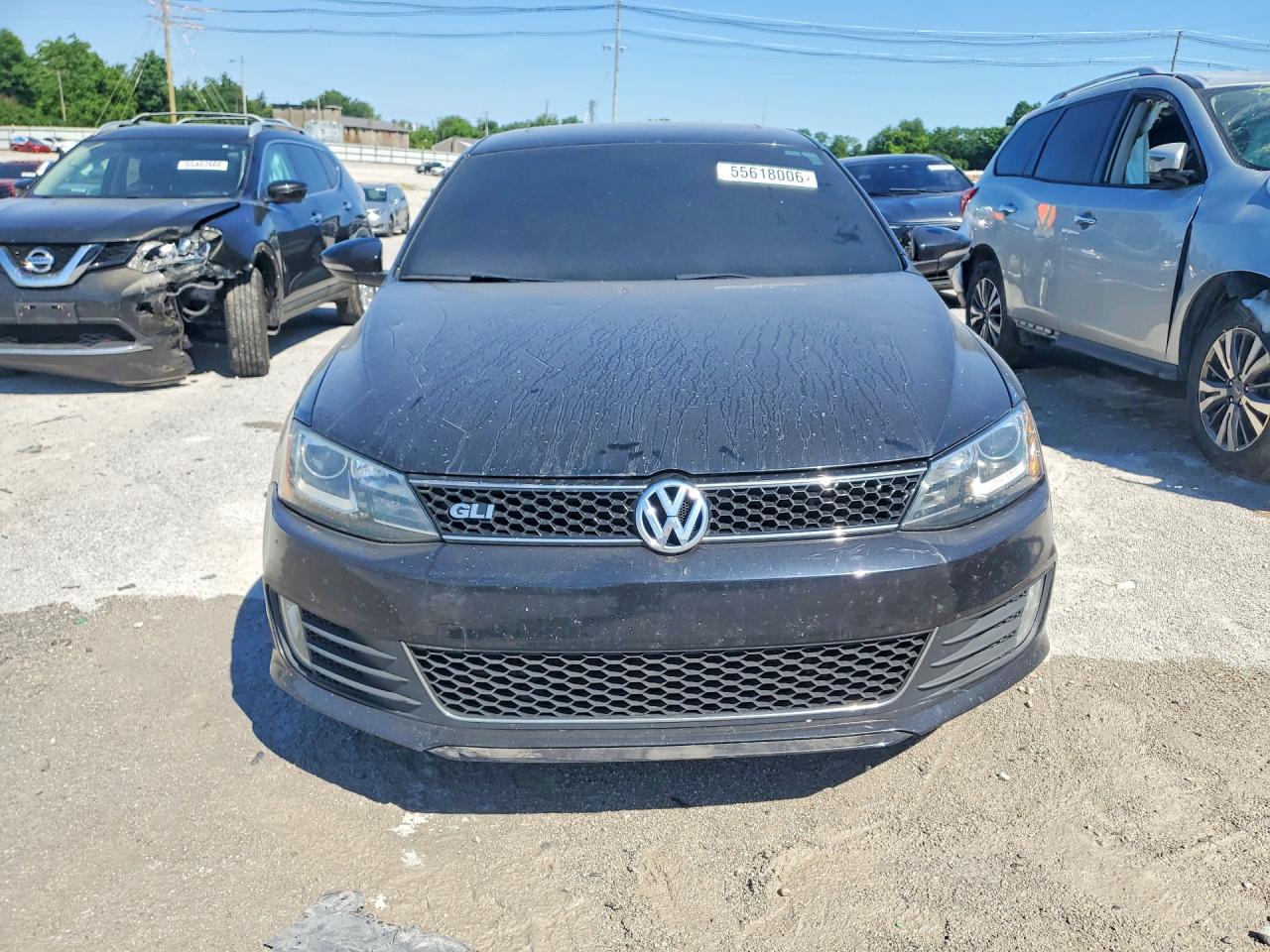 2014 Volkswagen Jetta Gli Black vin: 3VW4S7AJ9EM213803