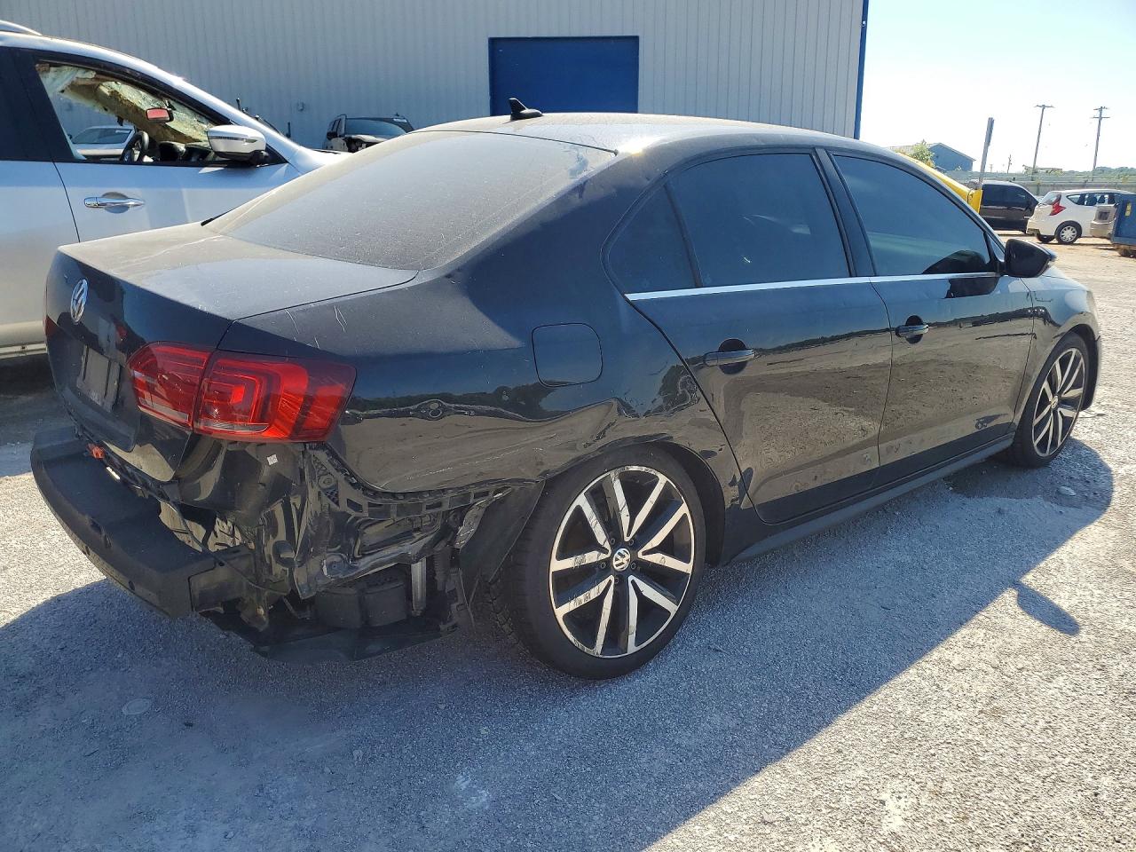 2014 Volkswagen Jetta Gli Black vin: 3VW4S7AJ9EM213803