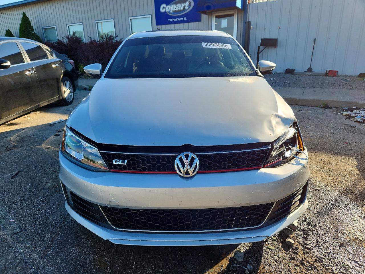 2014 Volkswagen Jetta Gli Silver vin: 3VW4S7AJ9EM293541
