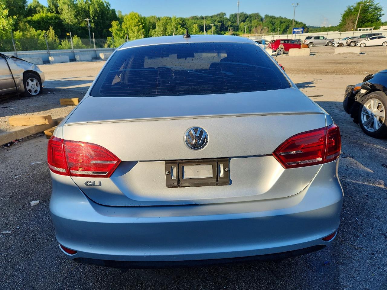 2014 Volkswagen Jetta Gli Silver vin: 3VW4S7AJ9EM293541