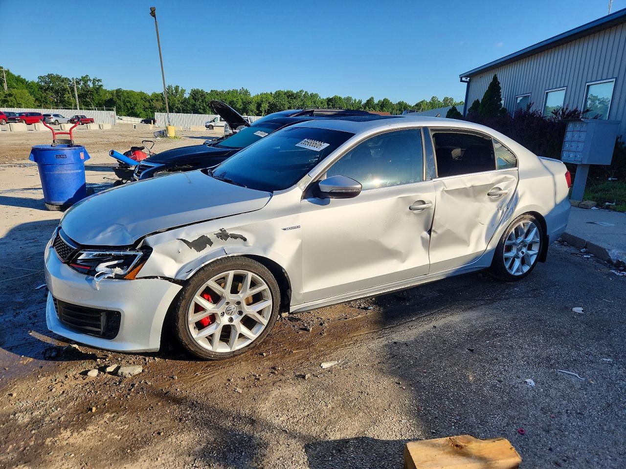 2014 Volkswagen Jetta Gli Silver vin: 3VW4S7AJ9EM293541