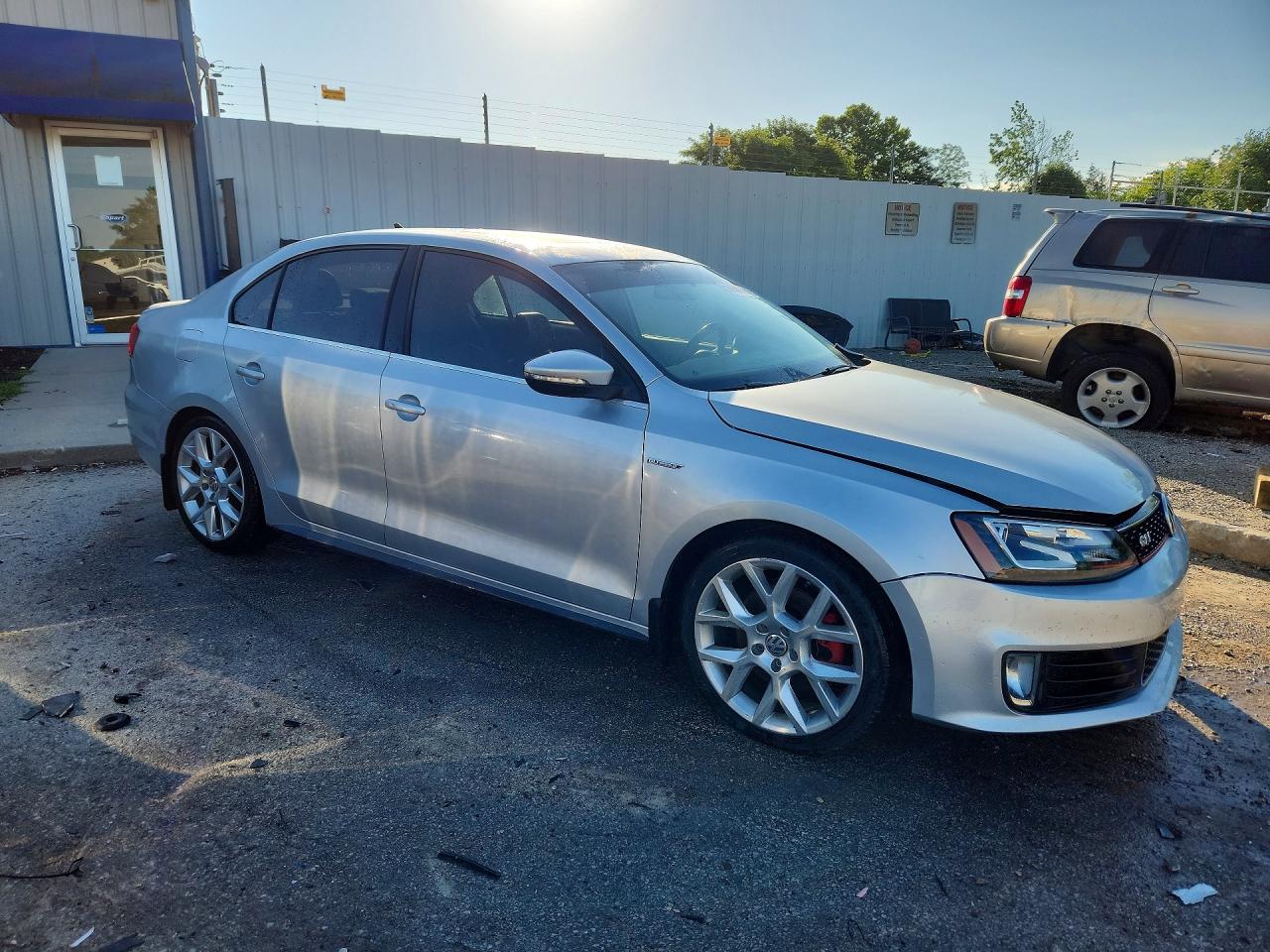 2014 Volkswagen Jetta Gli Silver vin: 3VW4S7AJ9EM293541