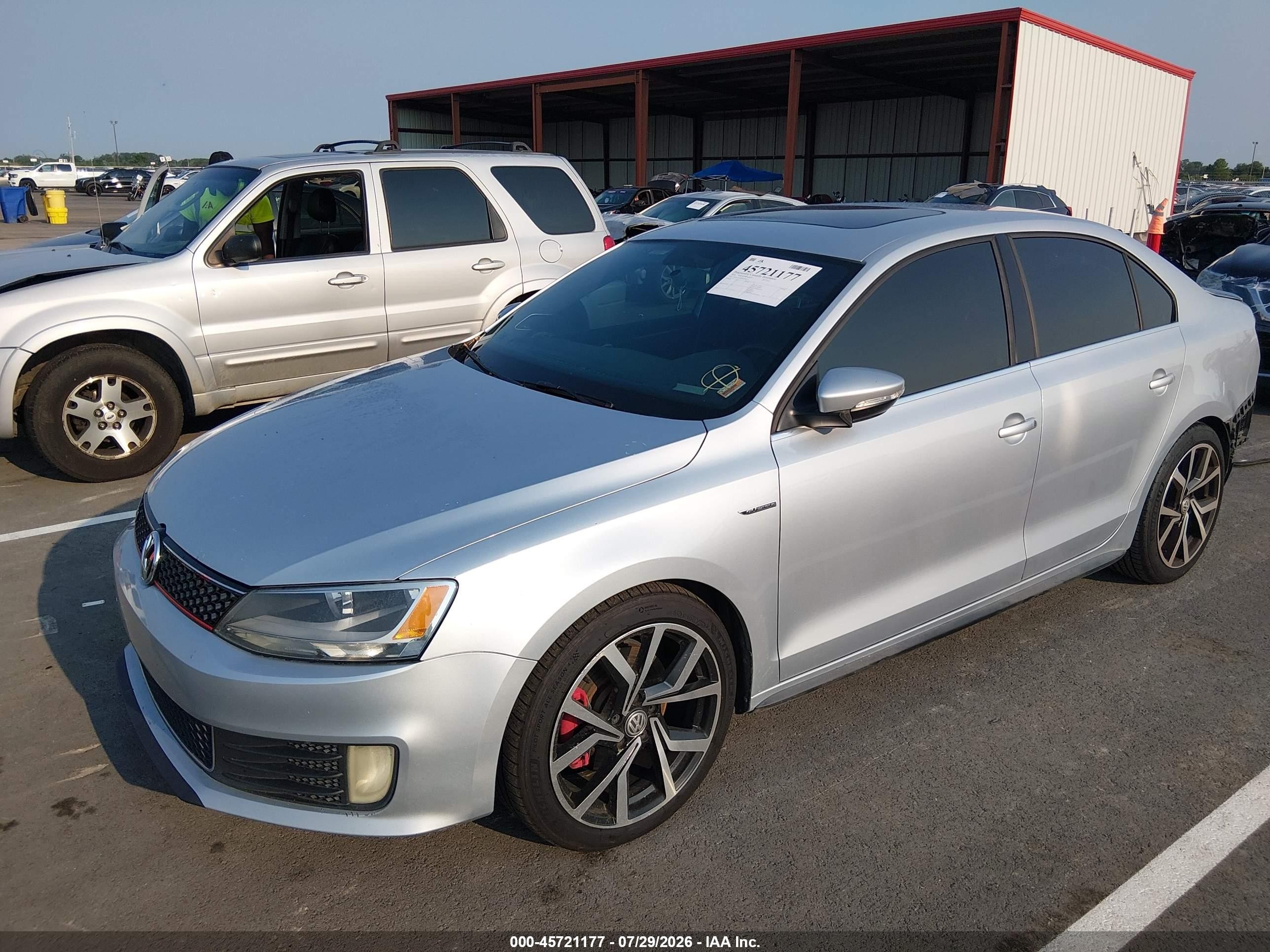 2014 Volkswagen Jetta Gli Edition 30 Серебряный vin: 3VW4S7AJ9EM318616