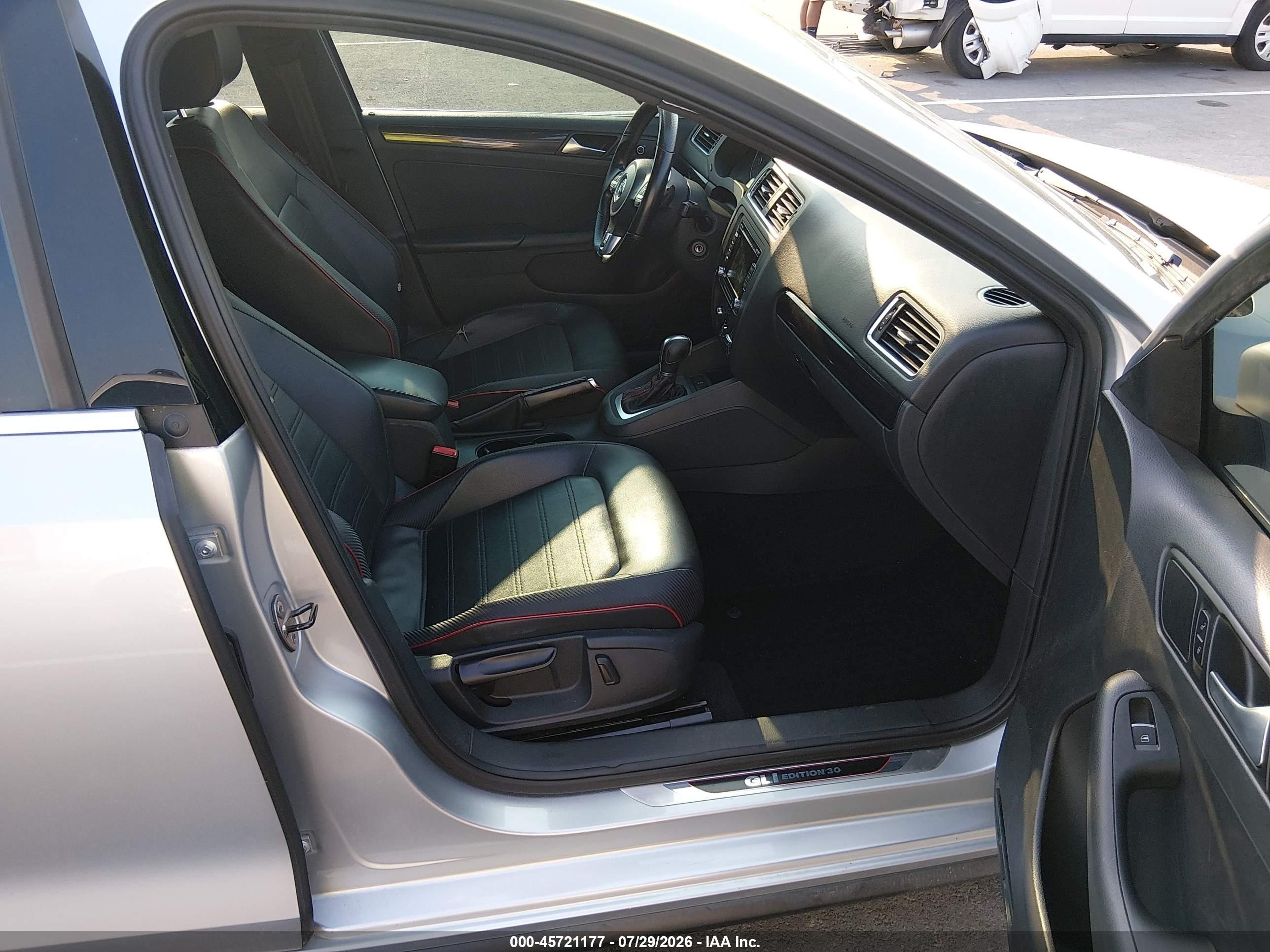 2014 Volkswagen Jetta Gli Edition 30 Серебряный vin: 3VW4S7AJ9EM318616