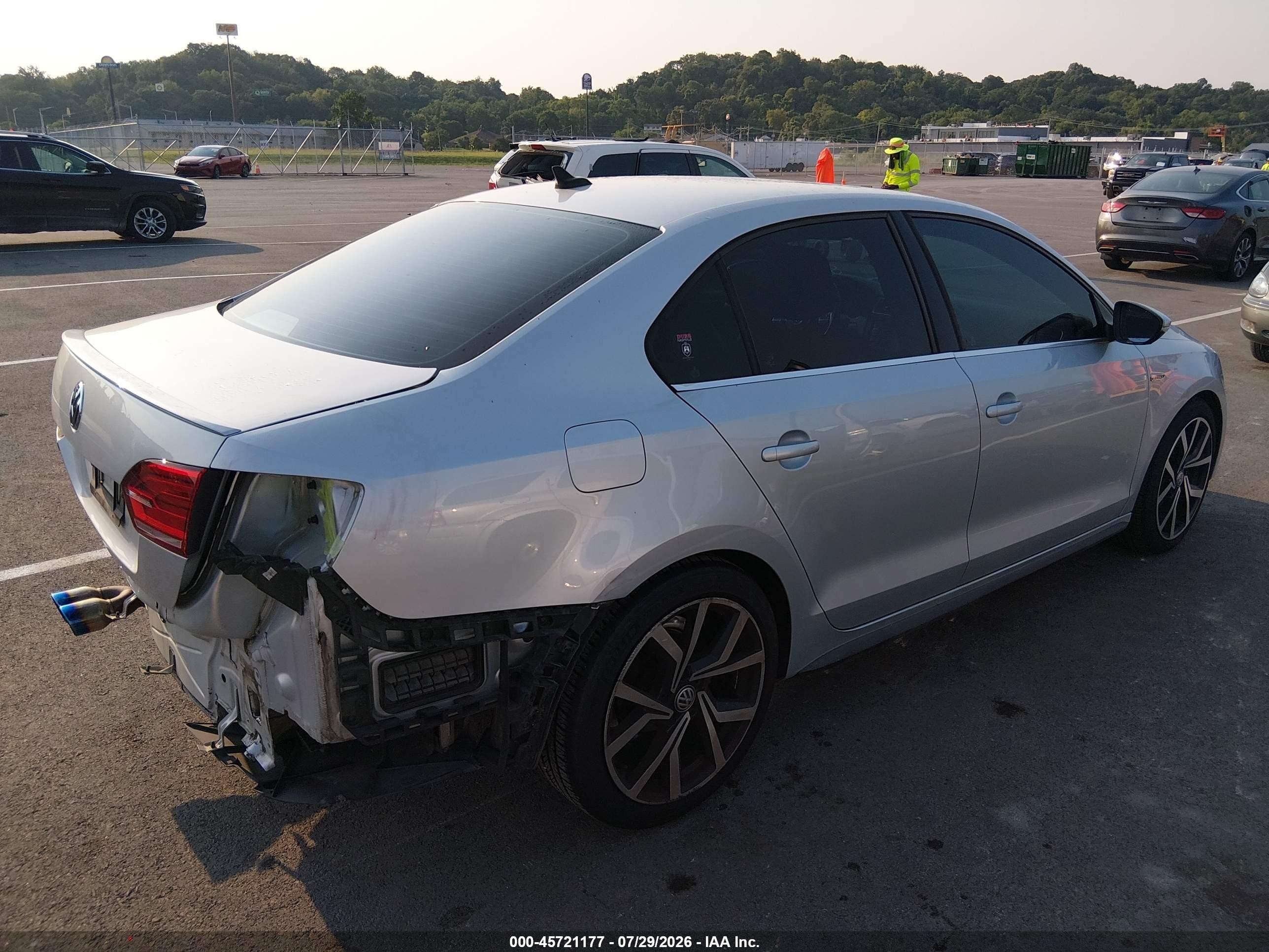 2014 Volkswagen Jetta Gli Edition 30 Серебряный vin: 3VW4S7AJ9EM318616