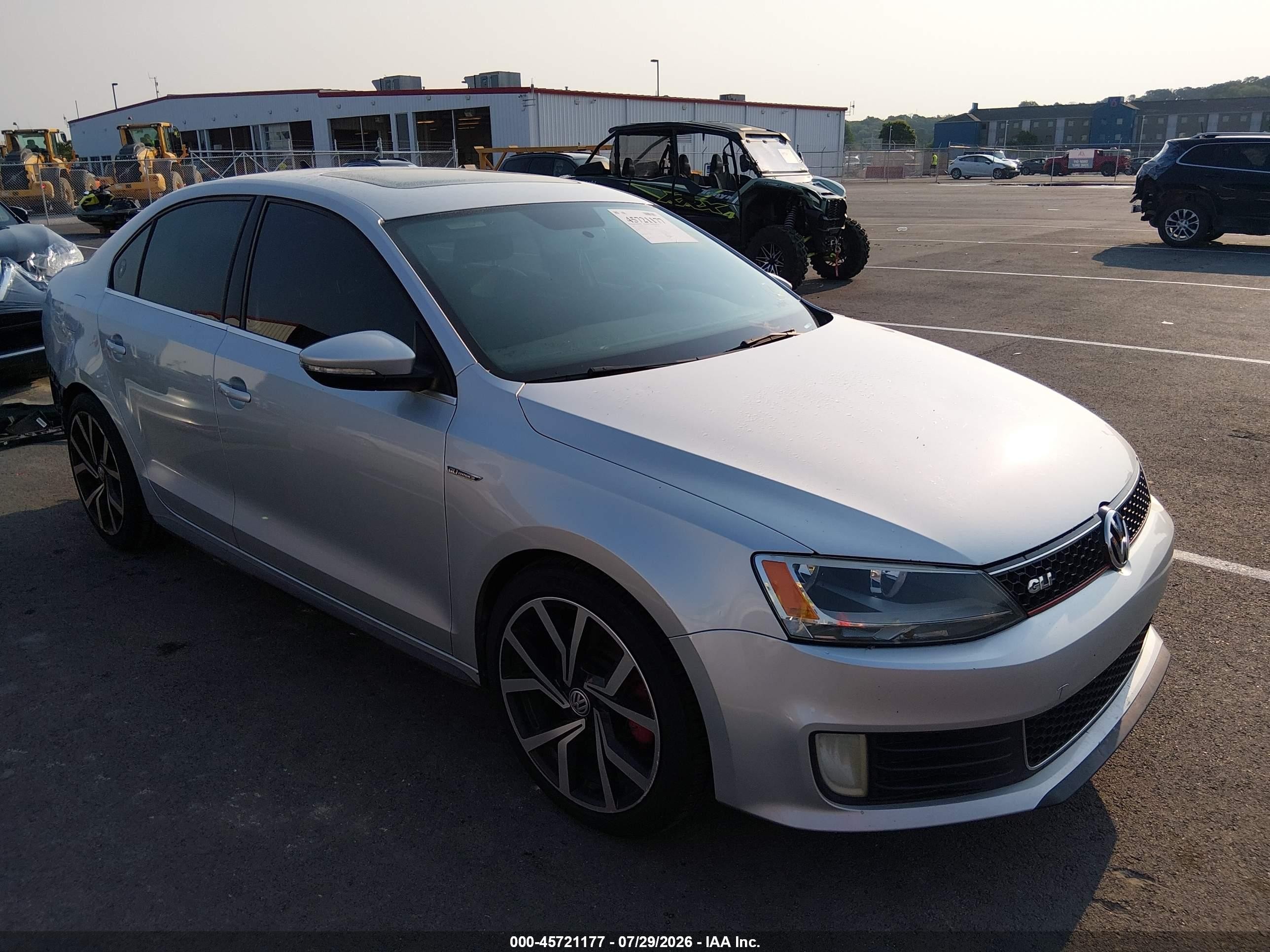 2014 Volkswagen Jetta Gli Edition 30 Серебряный vin: 3VW4S7AJ9EM318616