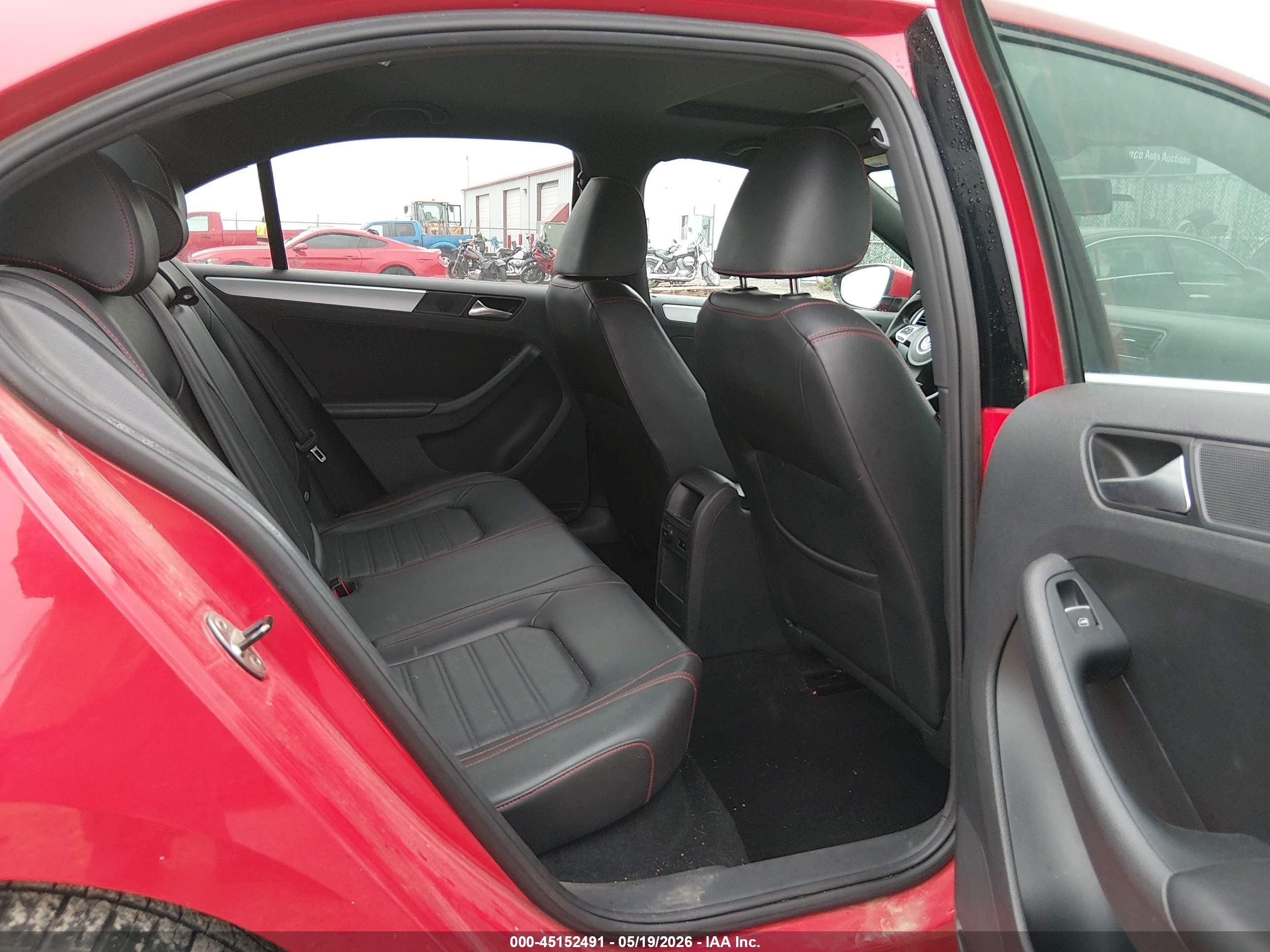 2014 Volkswagen Jetta Gli Autobahn W/nav Red vin: 3VW4S7AJ9EM355469