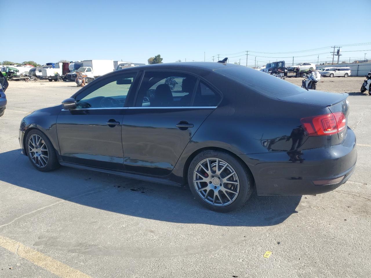 2014 Volkswagen Jetta Gli Black vin: 3VW4S7AJXEM214068 Damage: Left Rear Door, Dent(S) W/ Paint Dmg, 4 To 5 Inches