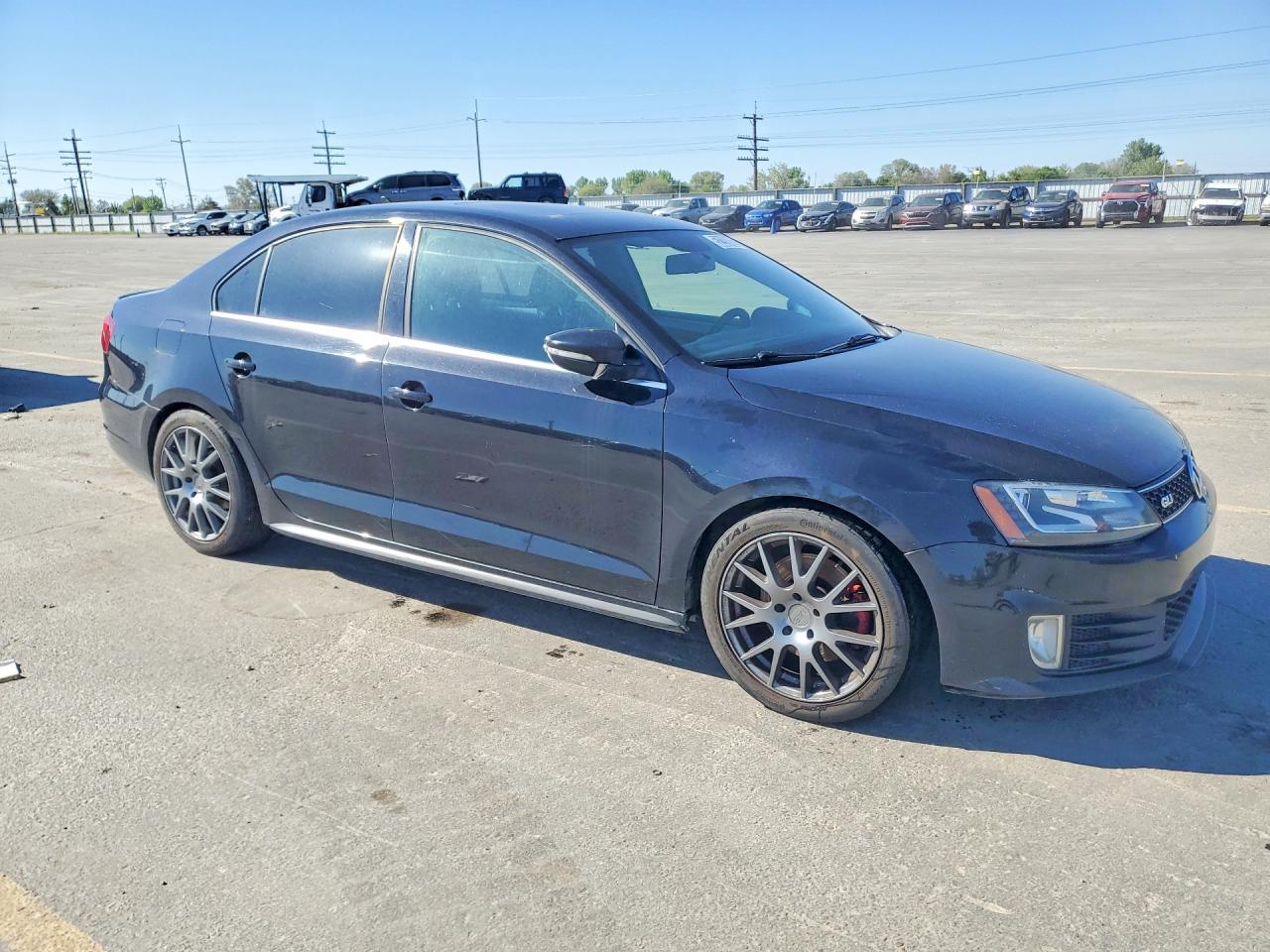 2014 Volkswagen Jetta Gli Black vin: 3VW4S7AJXEM214068