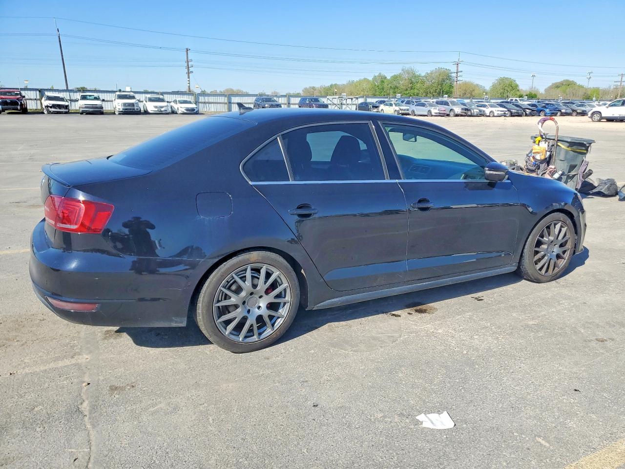 2014 Volkswagen Jetta Gli Black vin: 3VW4S7AJXEM214068