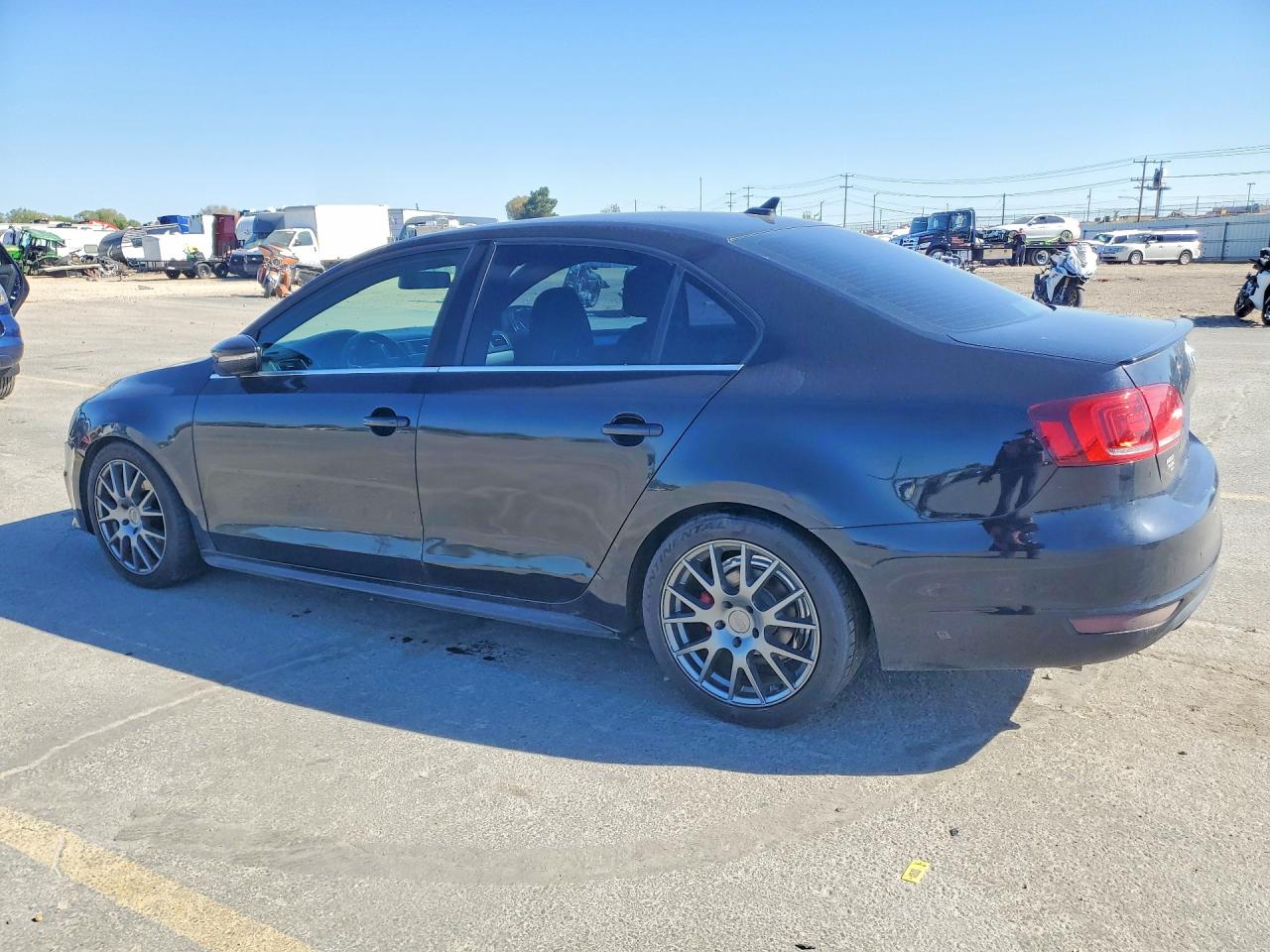 2014 Volkswagen Jetta Gli Black vin: 3VW4S7AJXEM214068