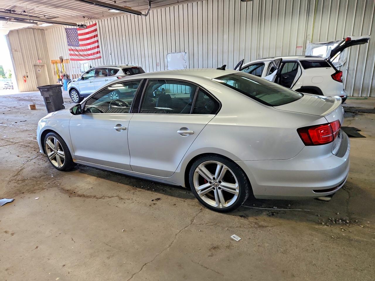 2015 Volkswagen Jetta Gli Silver vin: 3VW4S7AJXFM419357