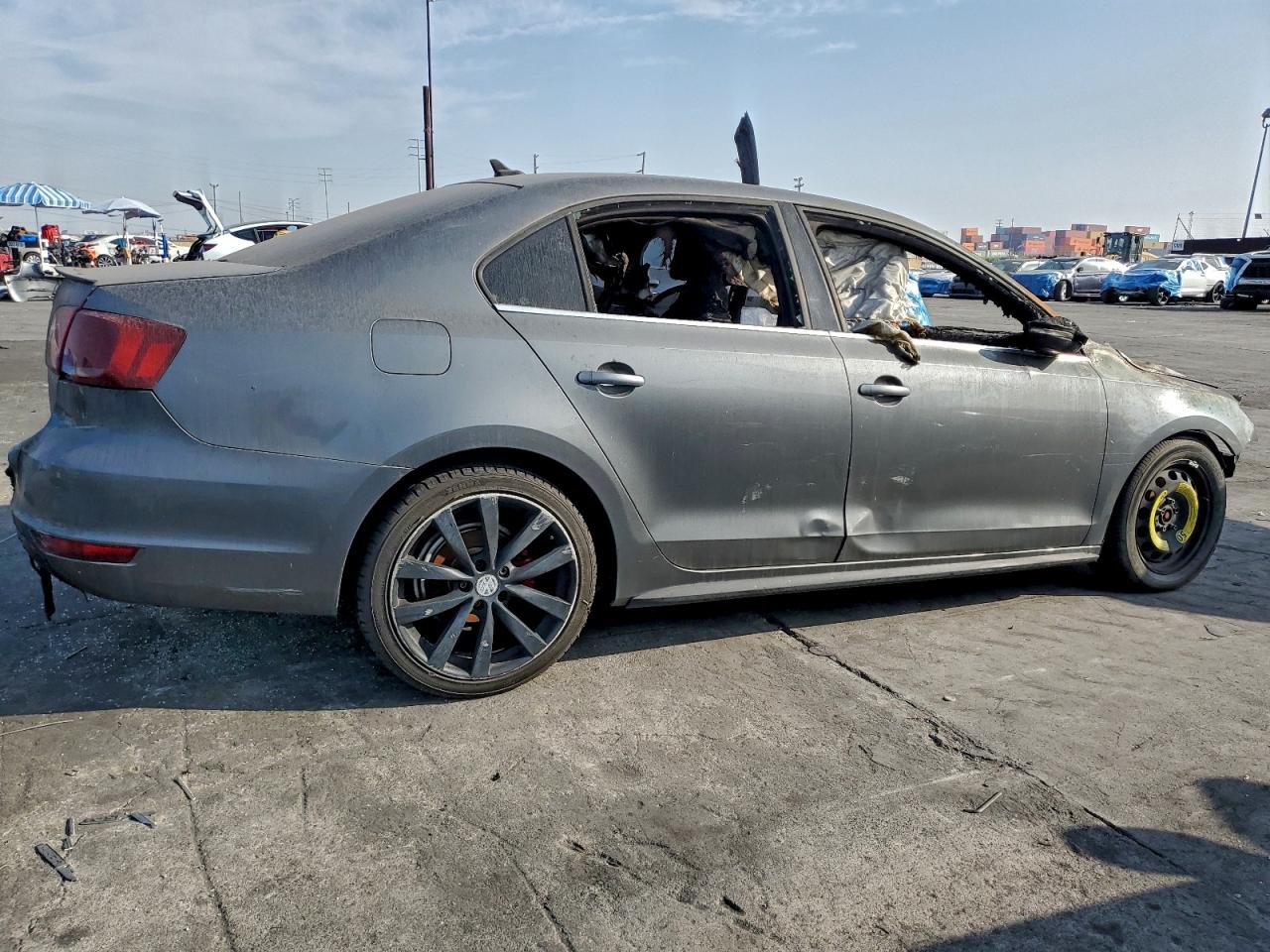2014 Volkswagen Jetta Gli Gray vin: 3VW4T7AJ0EM246640