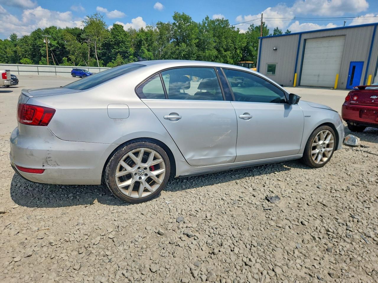 2014 Volkswagen Jetta Gli Silver vin: 3VW4T7AJ0EM311762