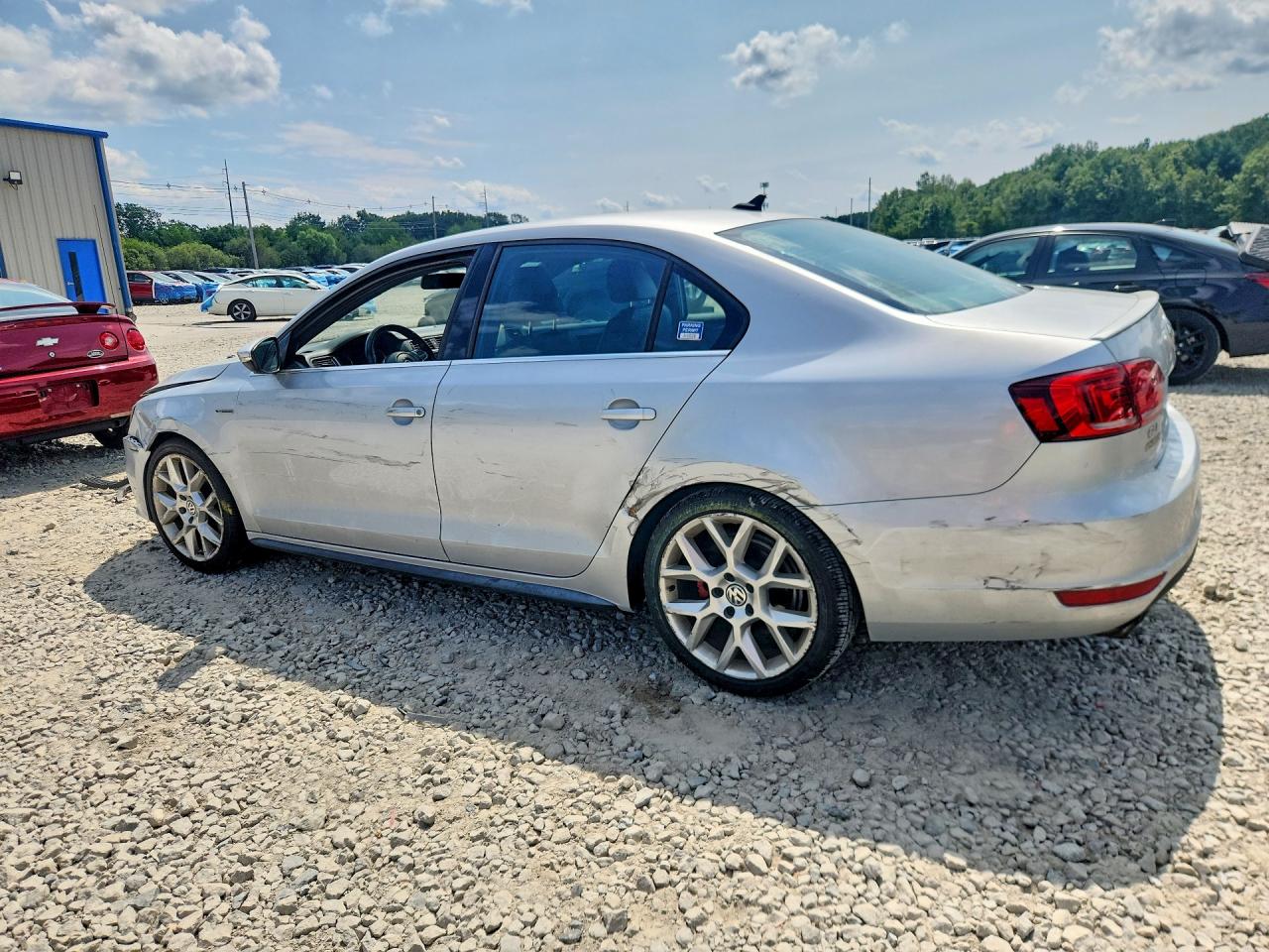 2014 Volkswagen Jetta Gli Silver vin: 3VW4T7AJ0EM311762